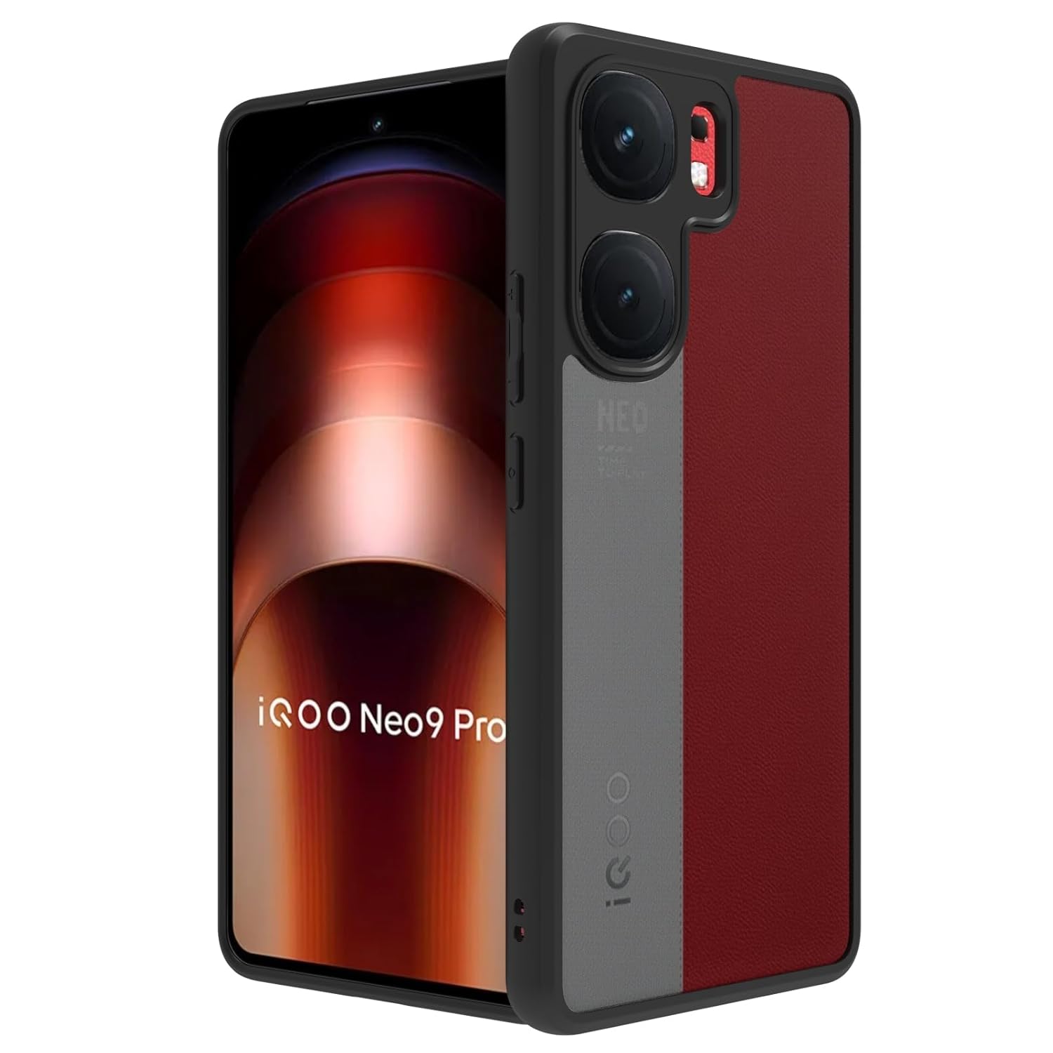 iQOO Neo 9 Pro 5G Back Cover Case | Sleek Hybrid - Matte Black