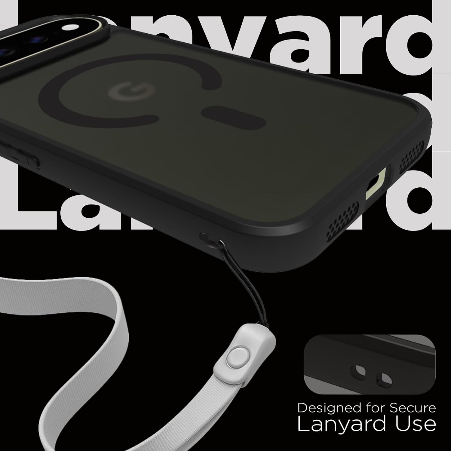 Google Pixel 11 Pro XL Back Cover Case | Sleek Hybrid - Matte Black Magnetic