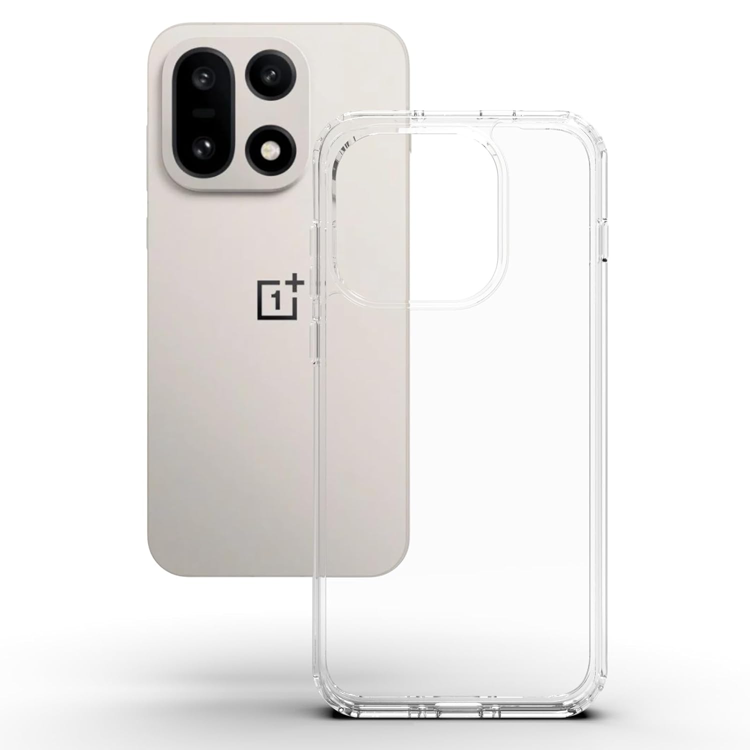 OnePlus 15 5G Back Cover Case | Clear Hybrid - Clear