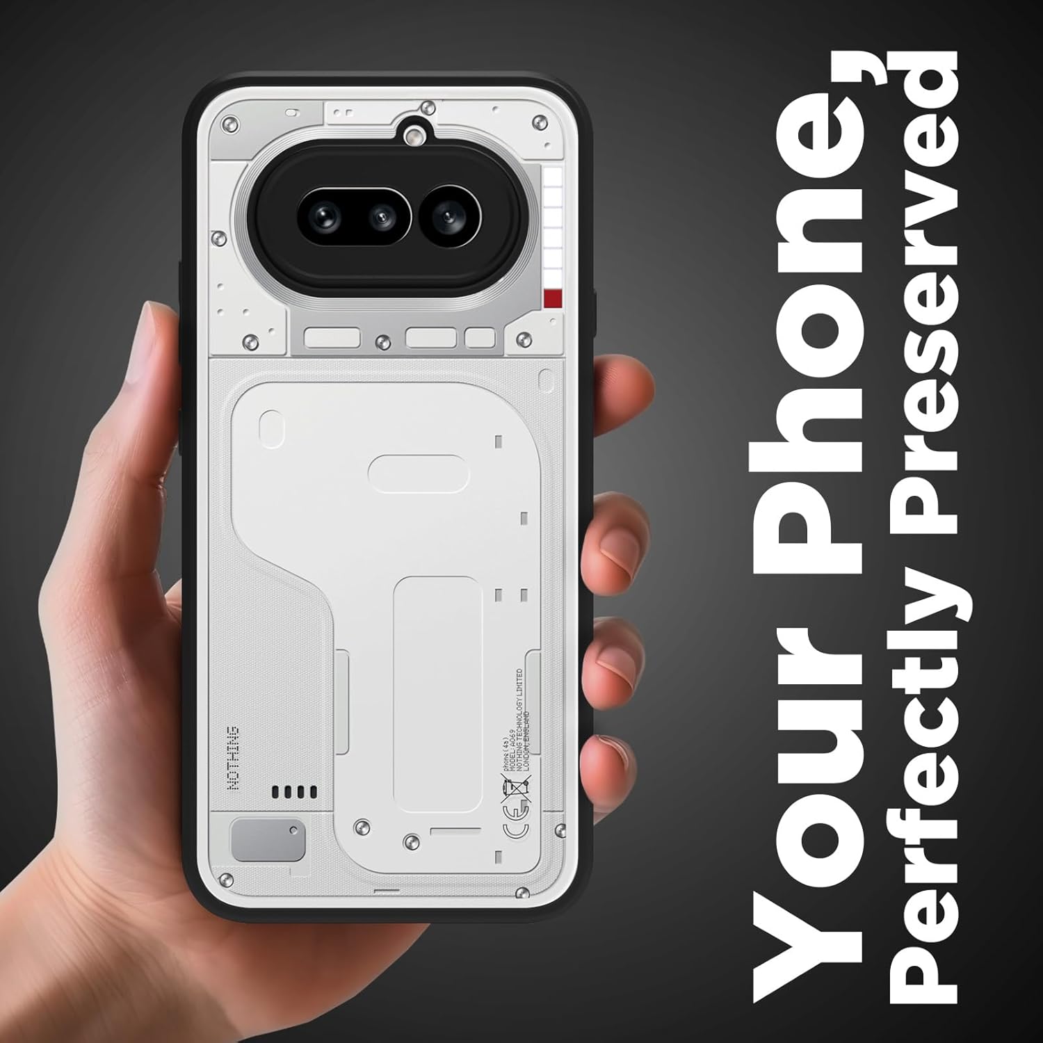Nothing Phone 4a 5G Back Cover Case | Sleek Hybrid - Clear