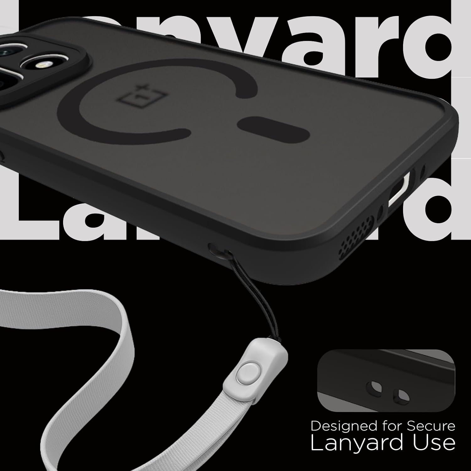 OnePlus 15 Back Cover Case | Sleek Hybrid - Matte Black Magnetic