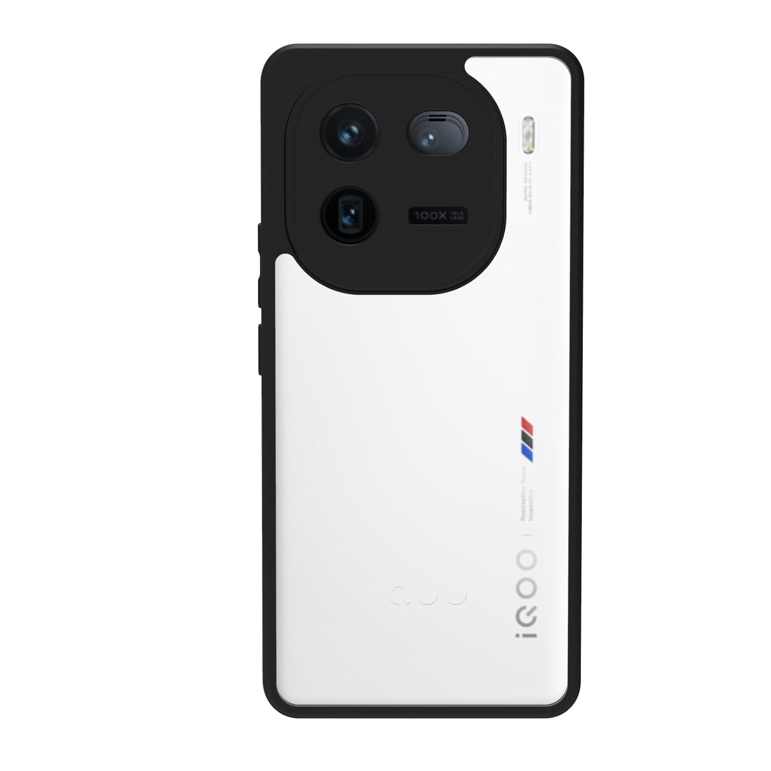 iQOO 12 5G Back Cover Case | Sleek Hybrid - Clear