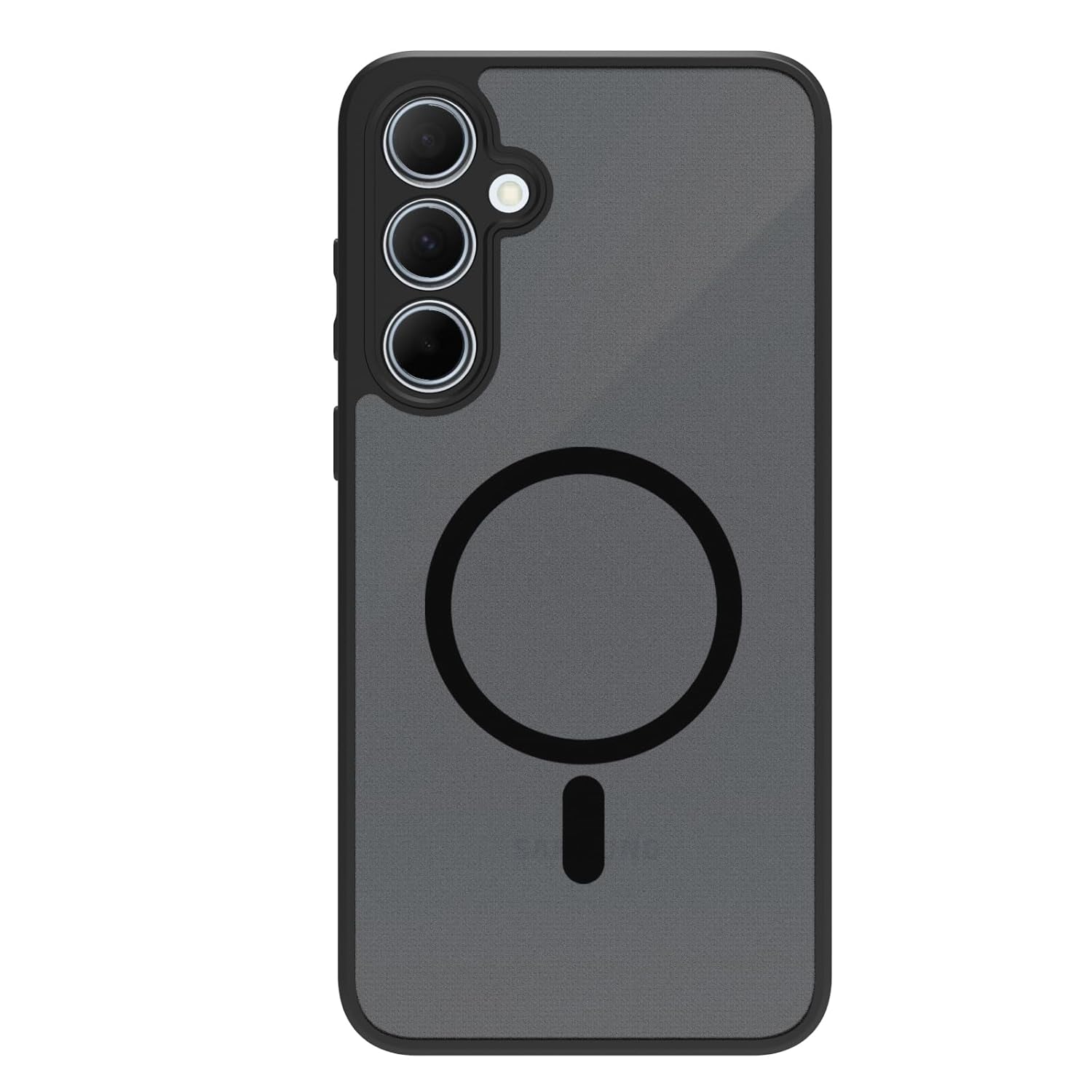 Samsung Galaxy A55 5G Back Cover Case | Sleek Hybrid - Matte Black Magnetic
