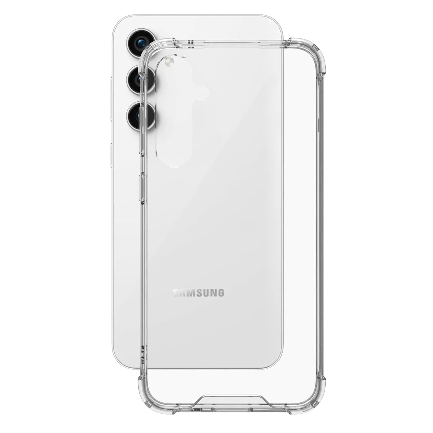 Samsung Galaxy S23 FE Back Cover Case | Clear Hybrid - Clear
