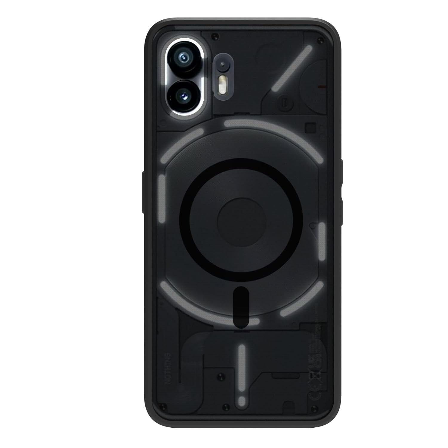 Nothing Phone 2 Back Cover Case | Sleek Hybrid - Matte Black Magnetic