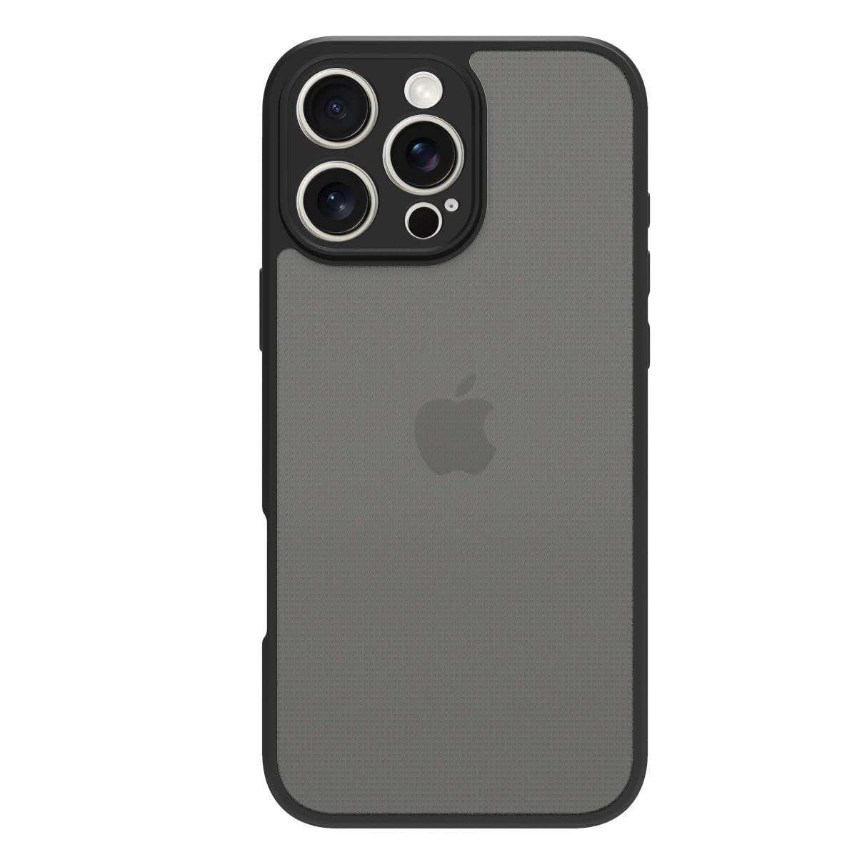 iPhone 16 Pro Max Back Cover Case | Sleek Hybrid - Matte Black
