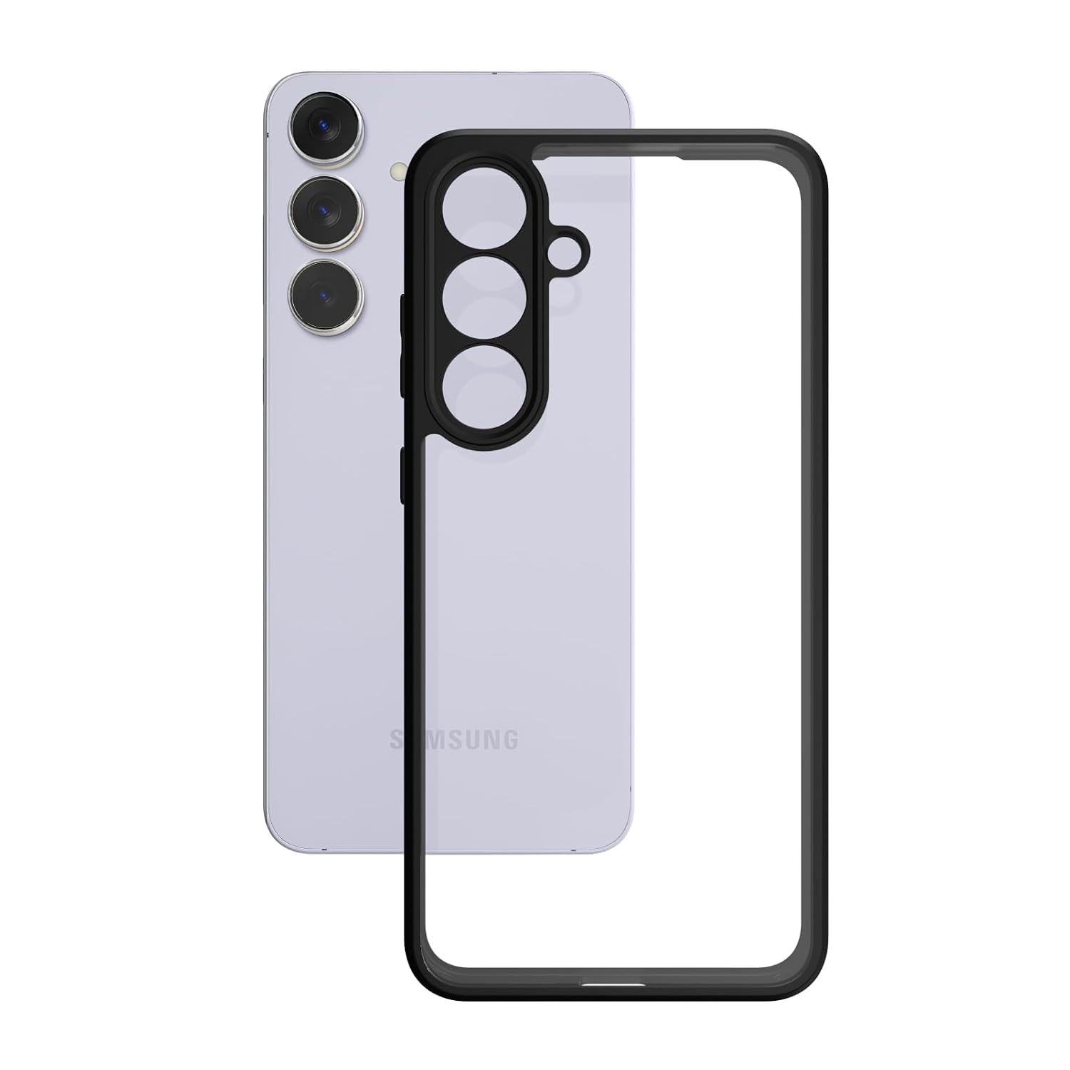 Samsung Galaxy S25 FE Back Cover Case | Sleek Hybrid - Clear