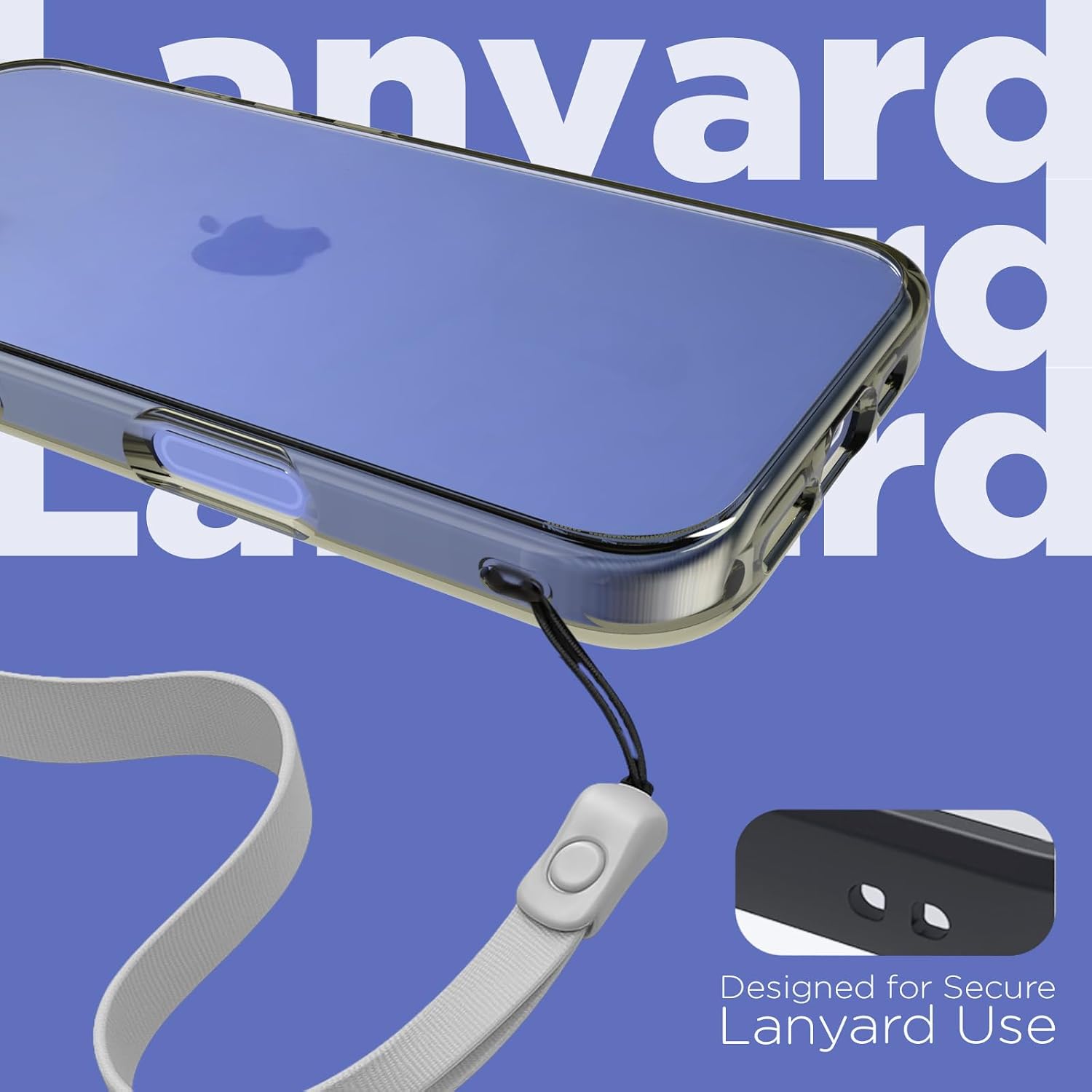 iPhone 16 Back Cover Case | Clear Hybrid - Clear