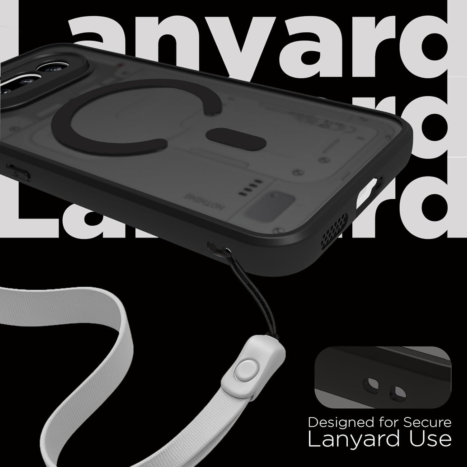 Nothing Phone 4a 5G Back Cover Case | Sleek Hybrid - Matte Black Magnetic