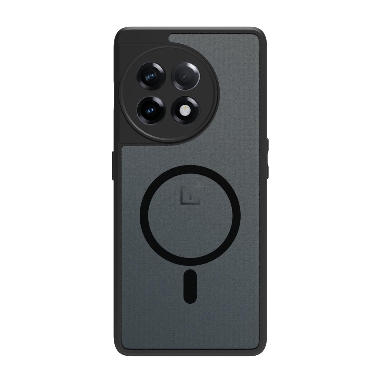 OnePlus 11R Back Cover Case | Sleek Hybrid - Matte Black Magnetic