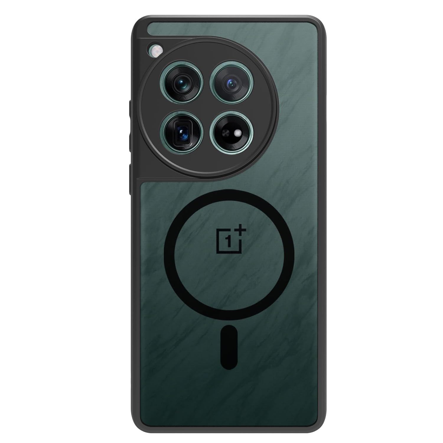 OnePlus 12 Back Cover Case | Sleek Hybrid - Smoke Black Magnetic