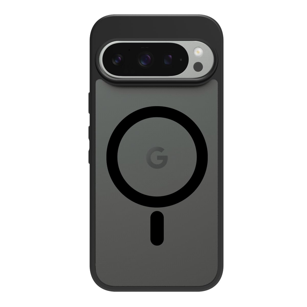 Google Pixel 9 / Pixel 9 Pro Back Cover Case | Sleek Hybrid - Matte Black Magnetic
