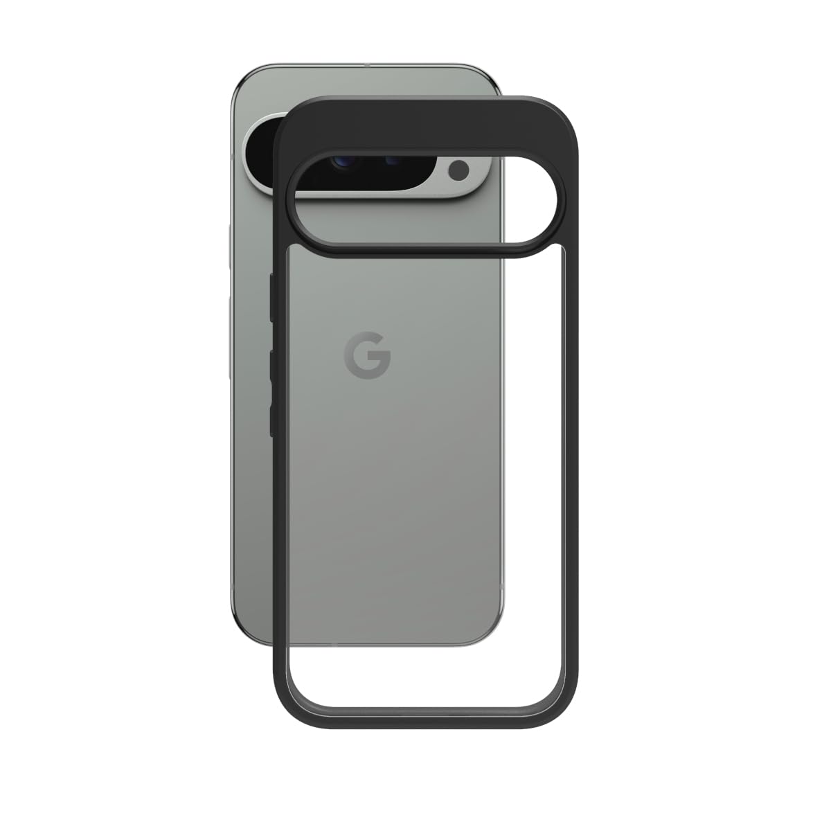 Google Pixel 9 / Pixel 9 Pro Back Cover Case | Sleek Hybrid - Black