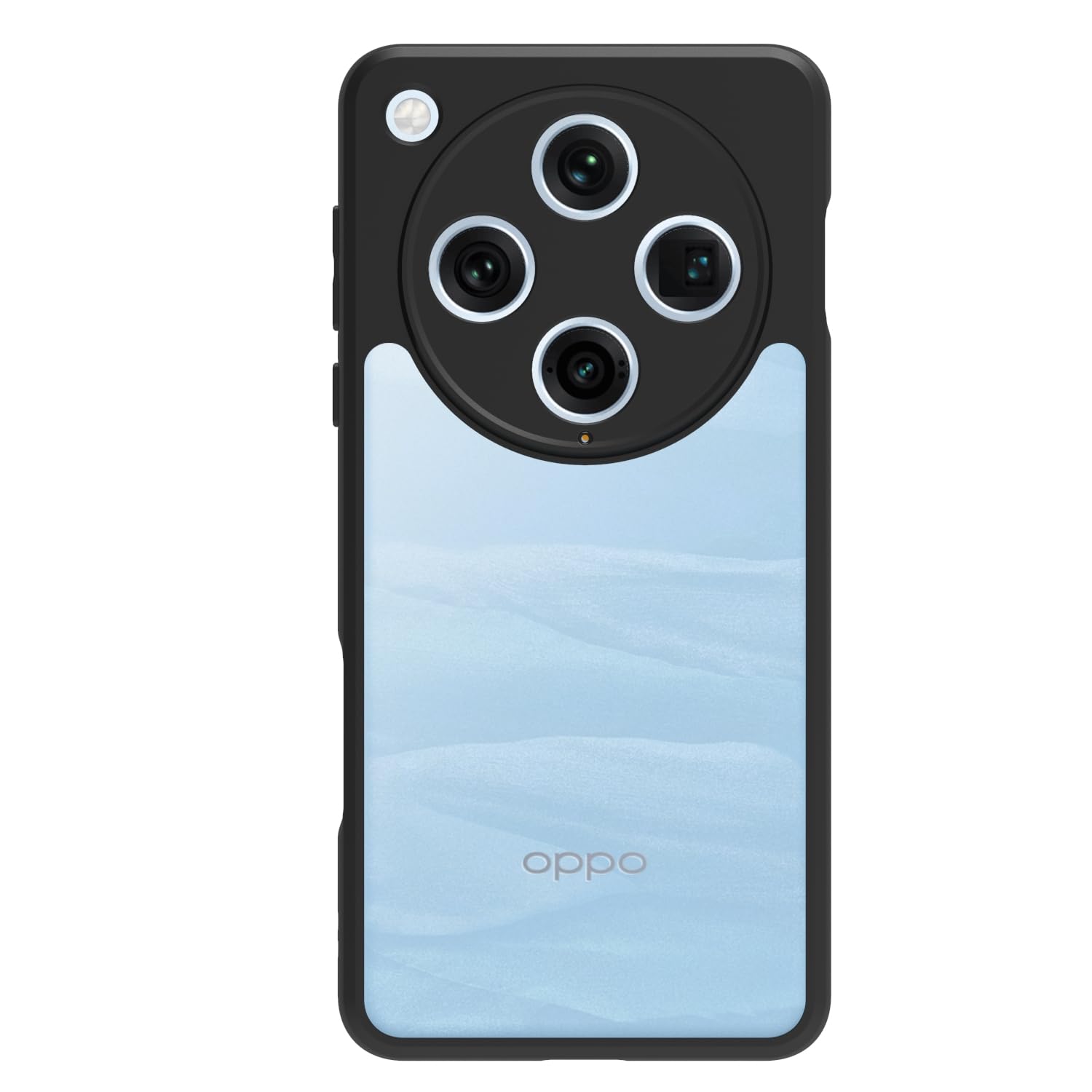 Oppo Find X8 Pro 5G Back Cover Case | Clear Hybrid - Clear Black
