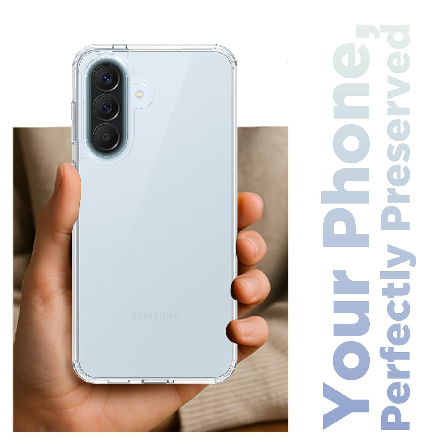 Samsung Galaxy A57 5G Back Cover Case | Clear Hybrid - Clear