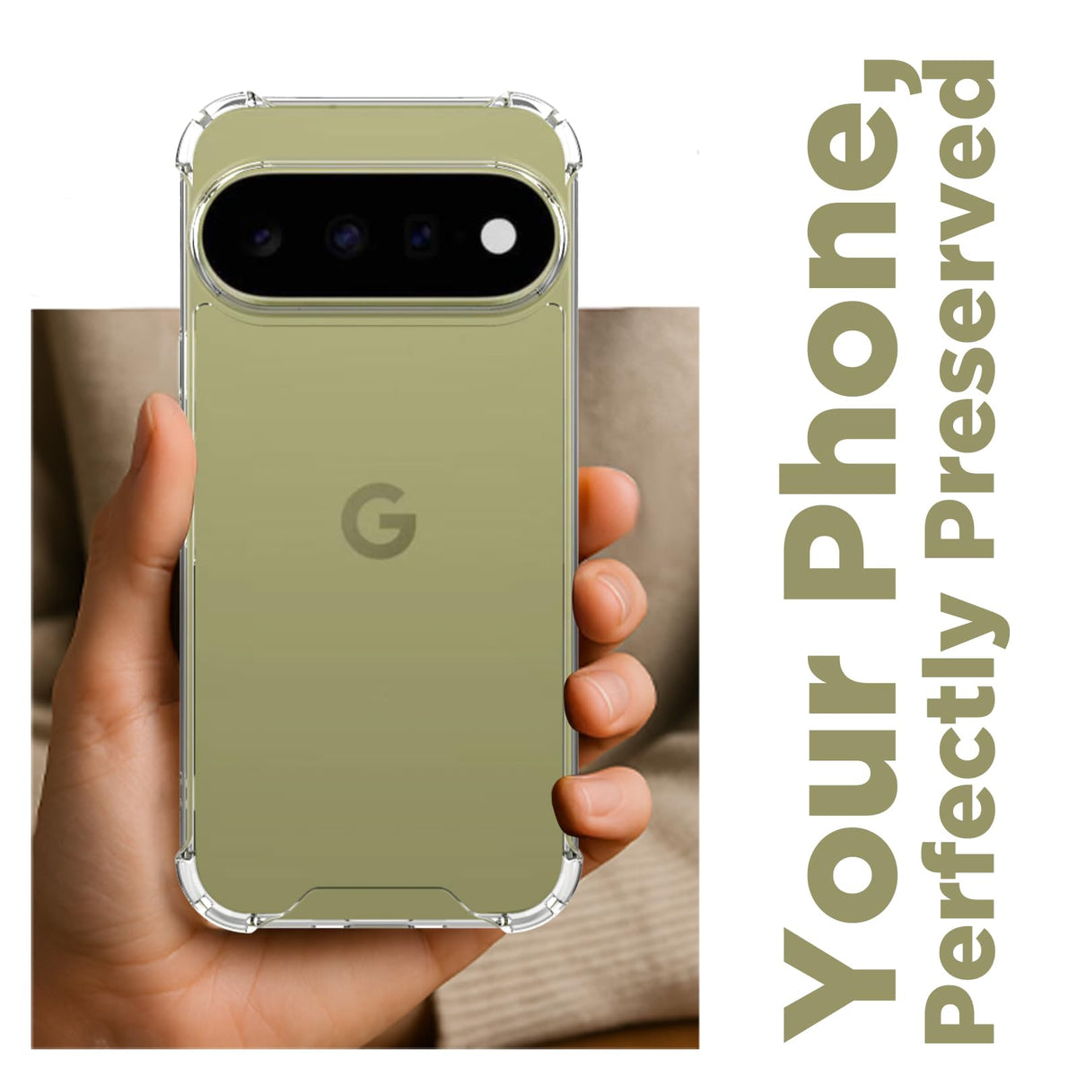 Google Pixel 11 / Pixel 11 Pro Back Cover Case | Clear Hybrid - Clear