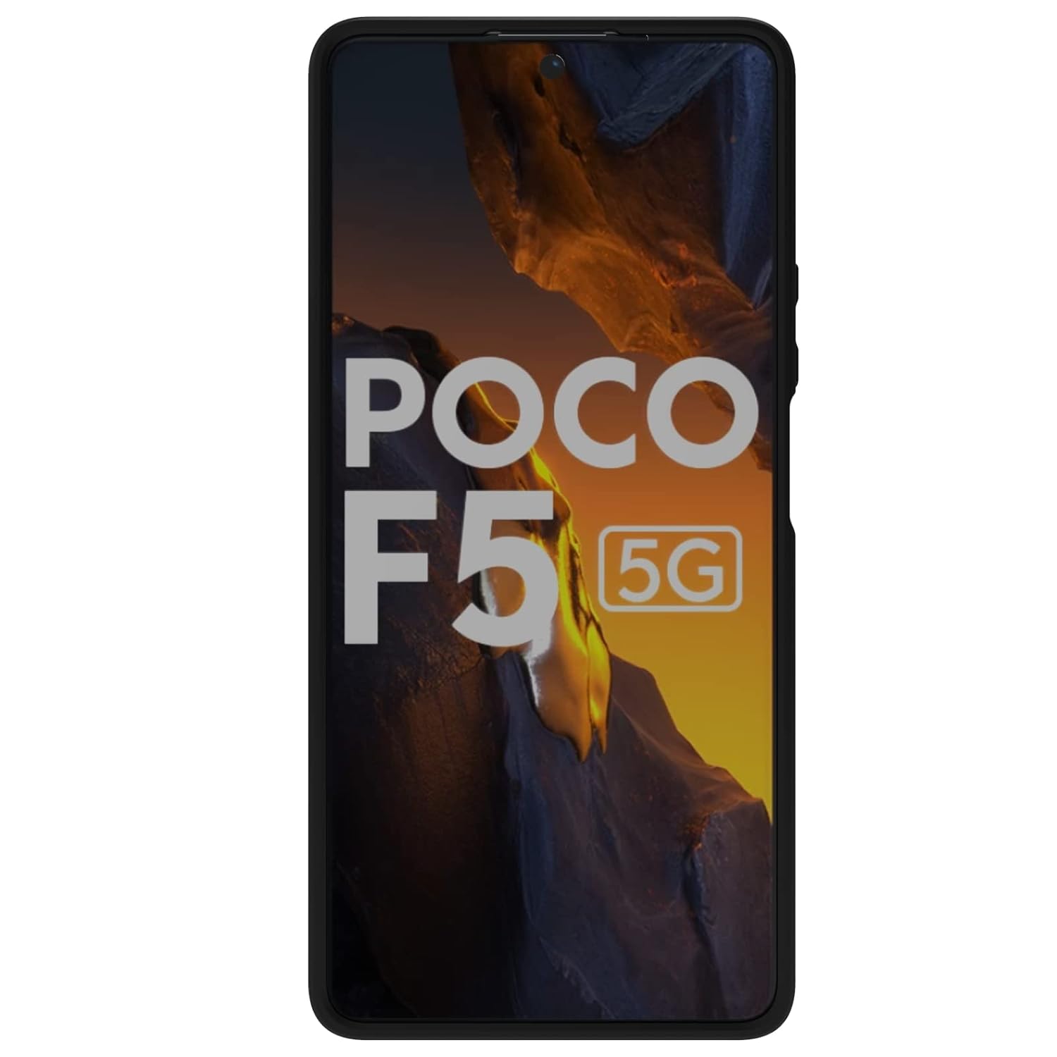 Poco F5 5G Back Cover Case | Sleek Hybrid - Clear Black