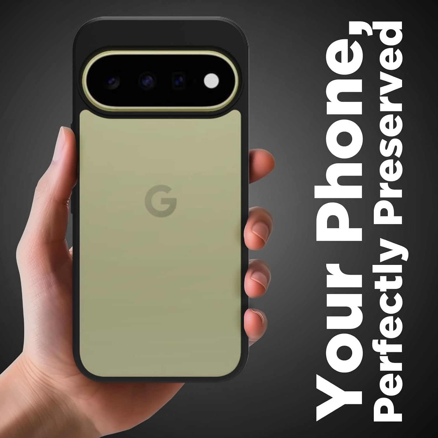 Google Pixel 11 / Pixel 11 Pro Back Cover Case | Sleek Hybrid - Clear Black