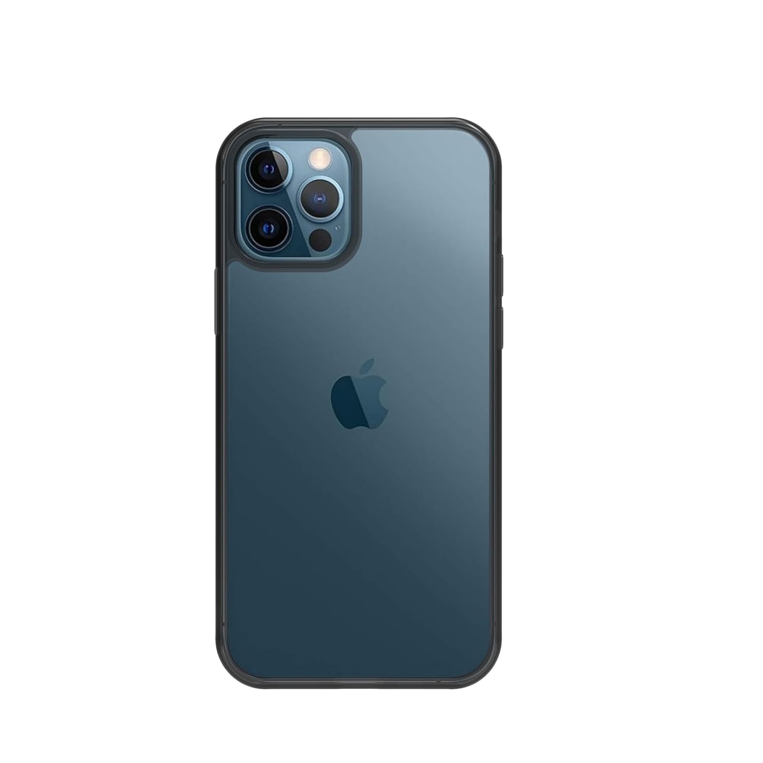 iPhone 12 / 12 Pro Back Cover Case | Clear Hybrid - Clear Smoke