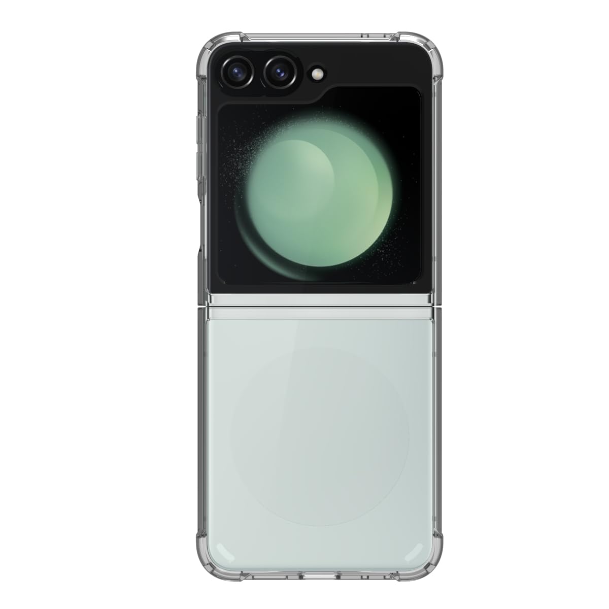 Samsung Galaxy Z Flip 6 / Z Flip 7 FE Back Cover Case | Clear Hybrid - Clear Transparent