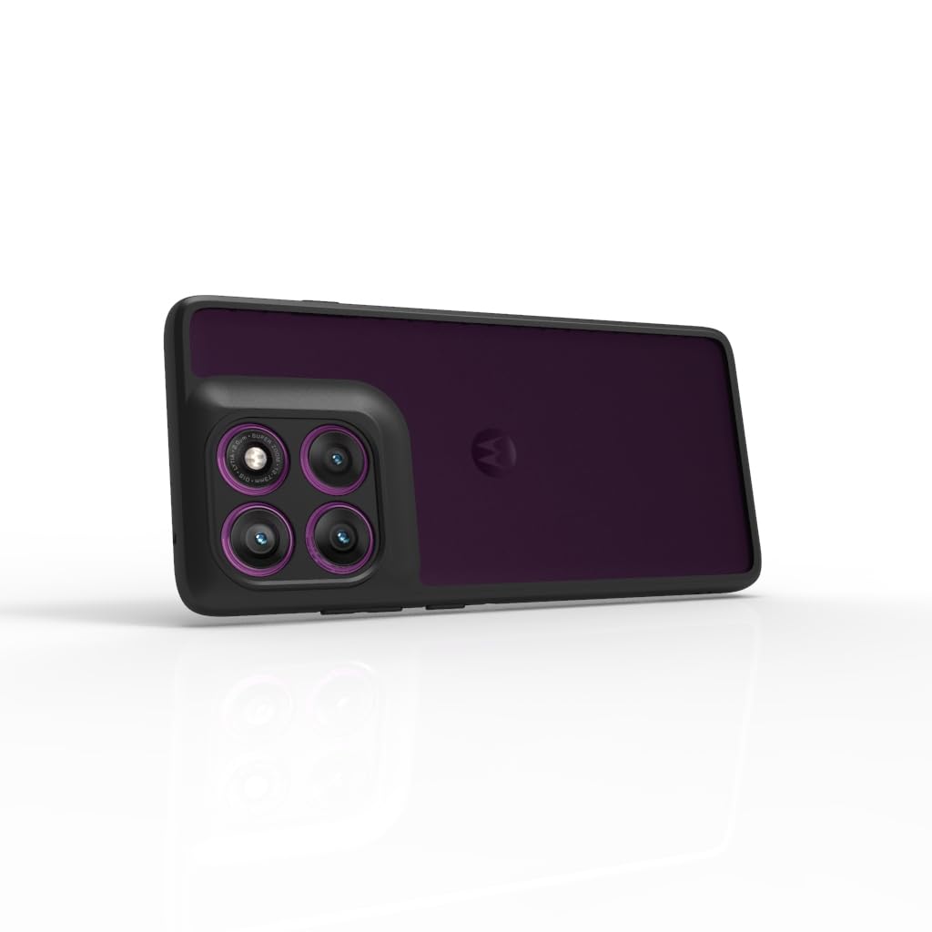 Moto Edge 60 Pro 5G Back Cover Case | Sleek Hybrid - Matte Black