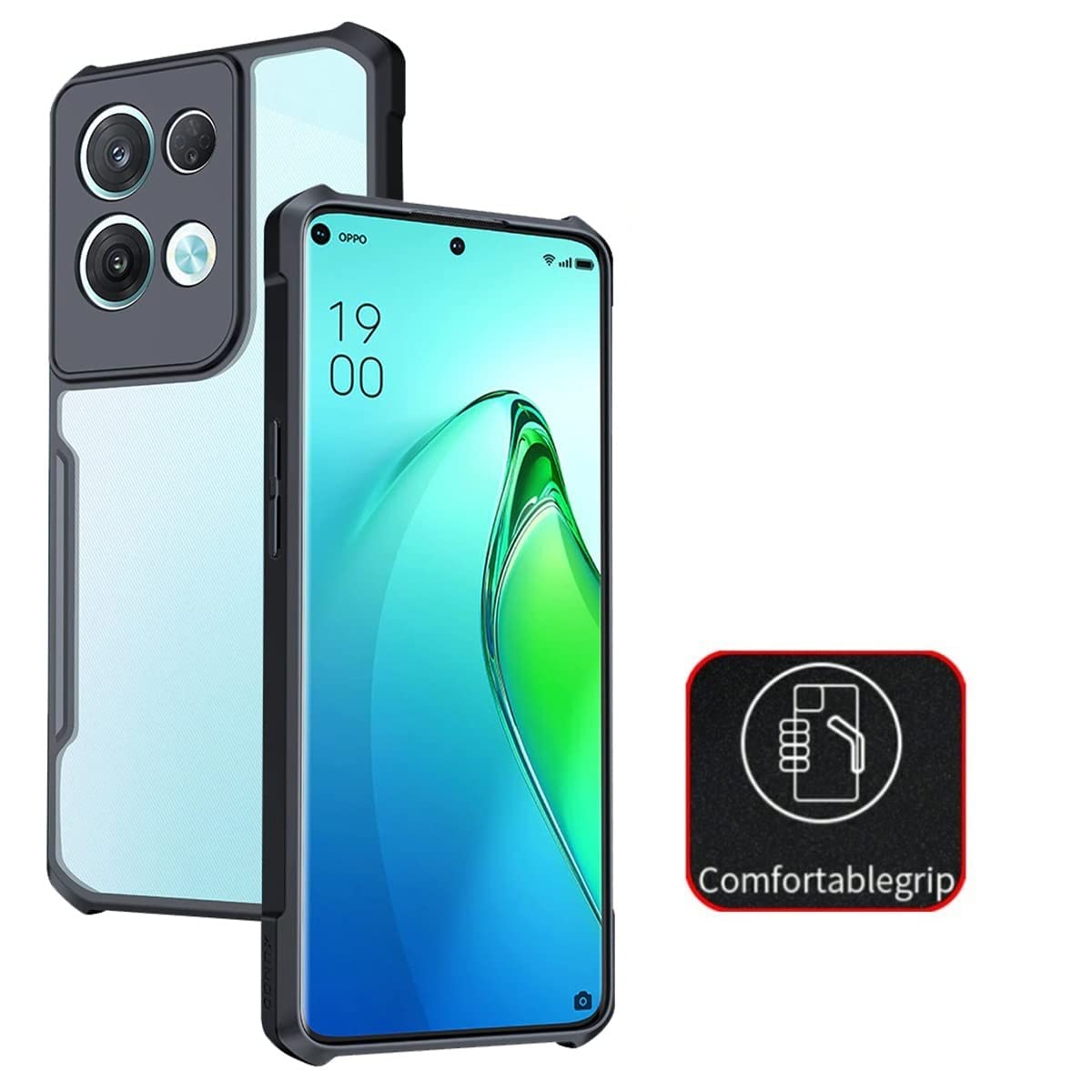 Oppo Reno 8 Pro 5G Back Cover Case | Xundd - Black