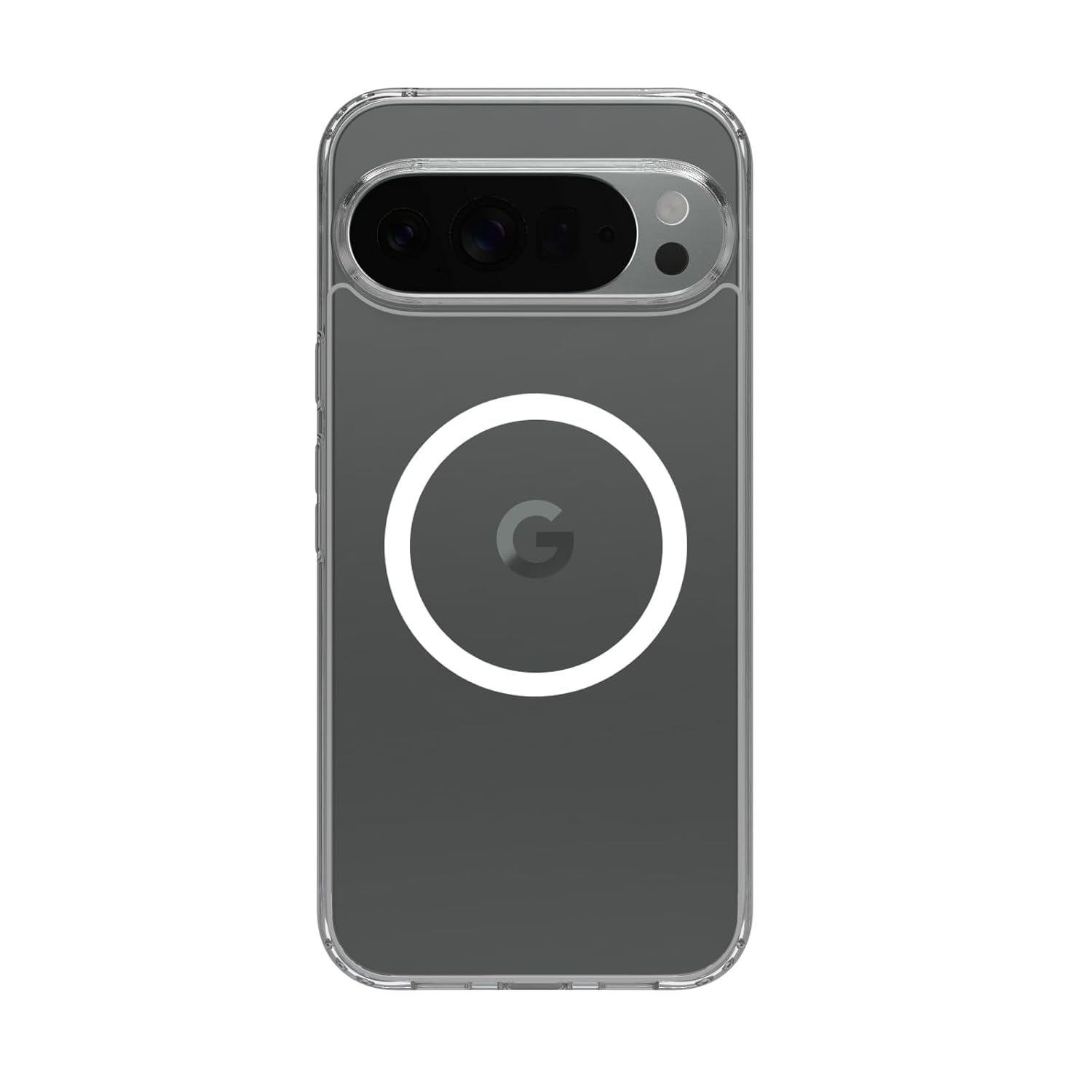 Google Pixel 10 Pro XL Back Cover Case | Clear Hybrid - Clear Magnetic