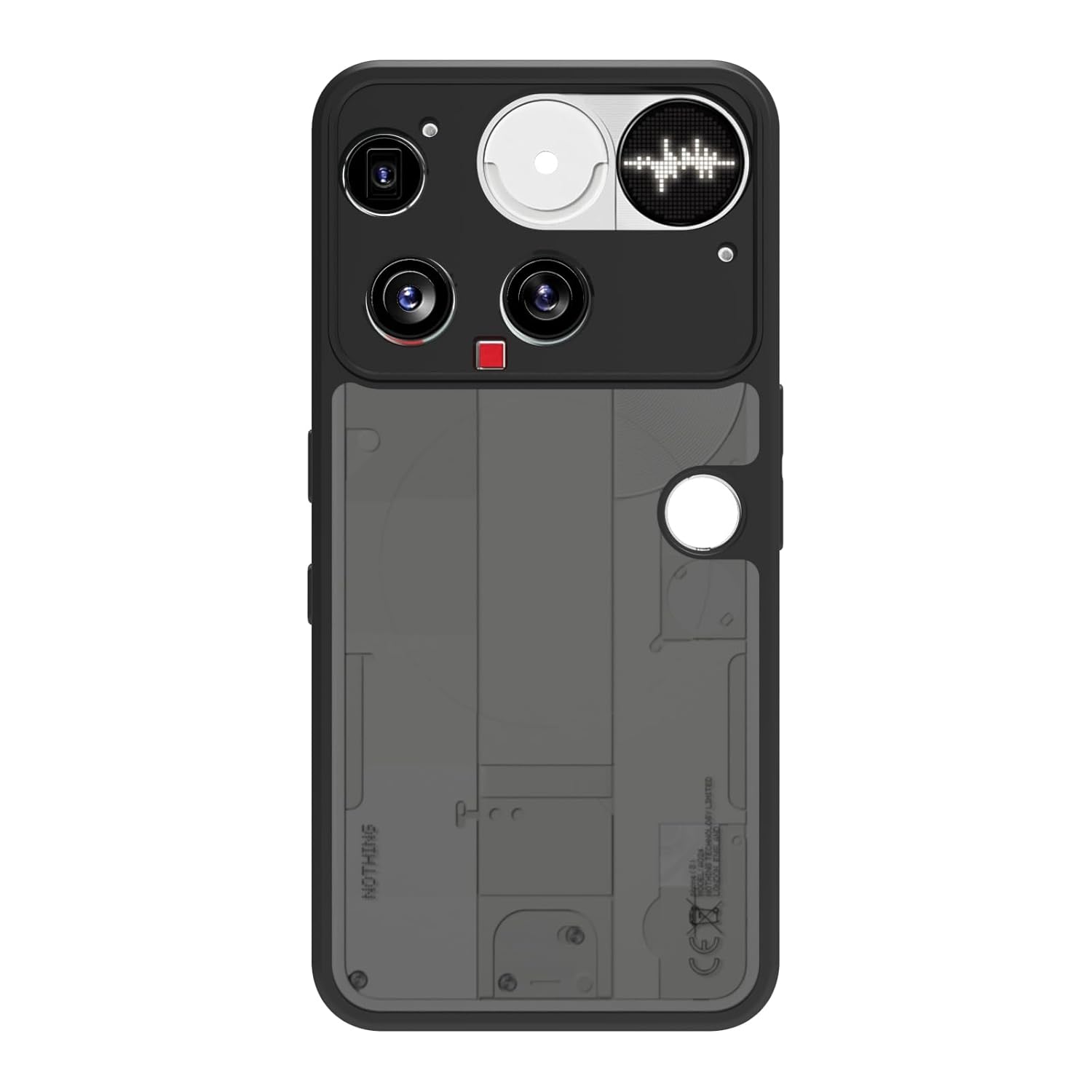 Nothing Phone 3 Back Cover Case | Sleek Hybrid - Matte Black