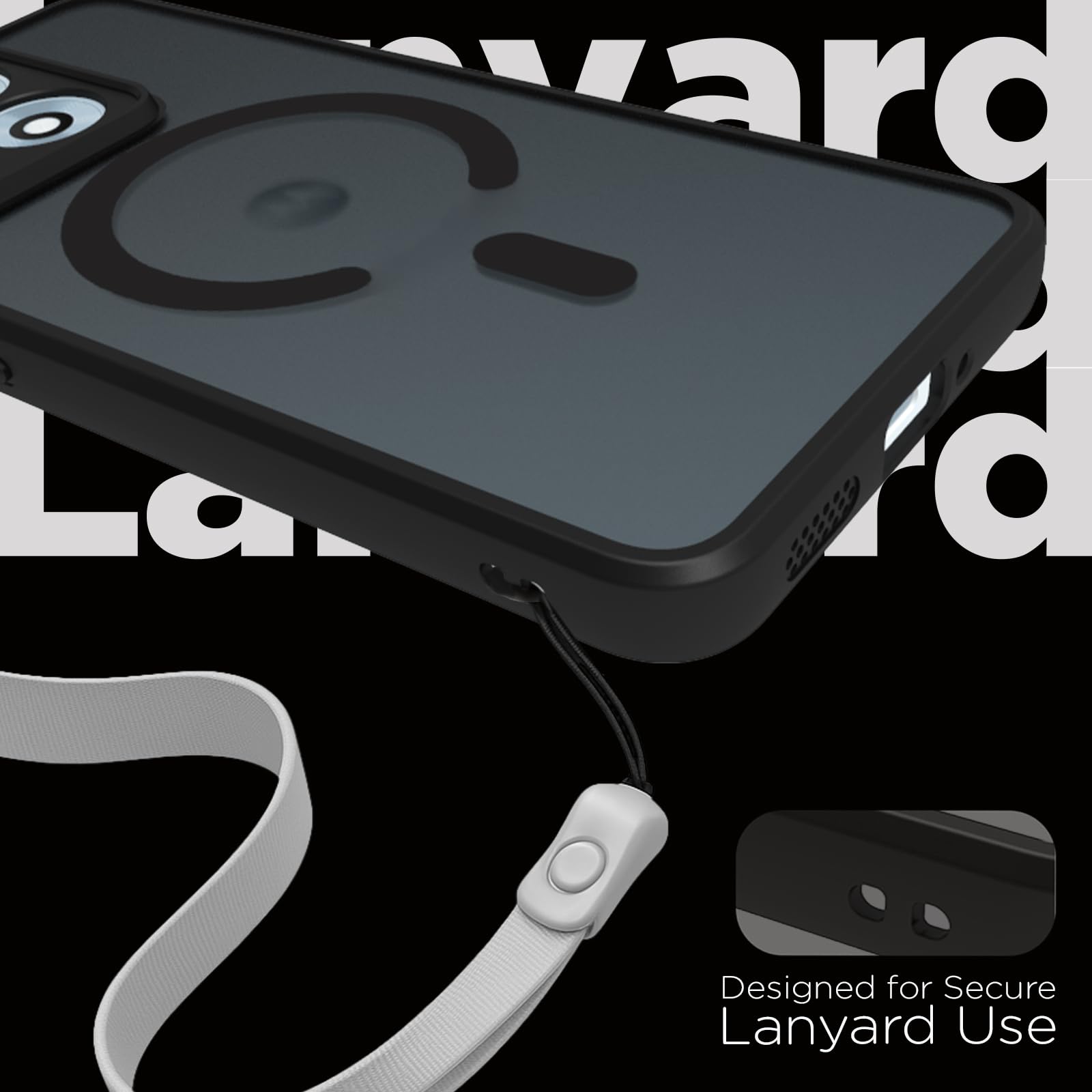 Motorola Edge 70 Max Back Cover Case | Sleek Hybrid - Matte Black Magnetic