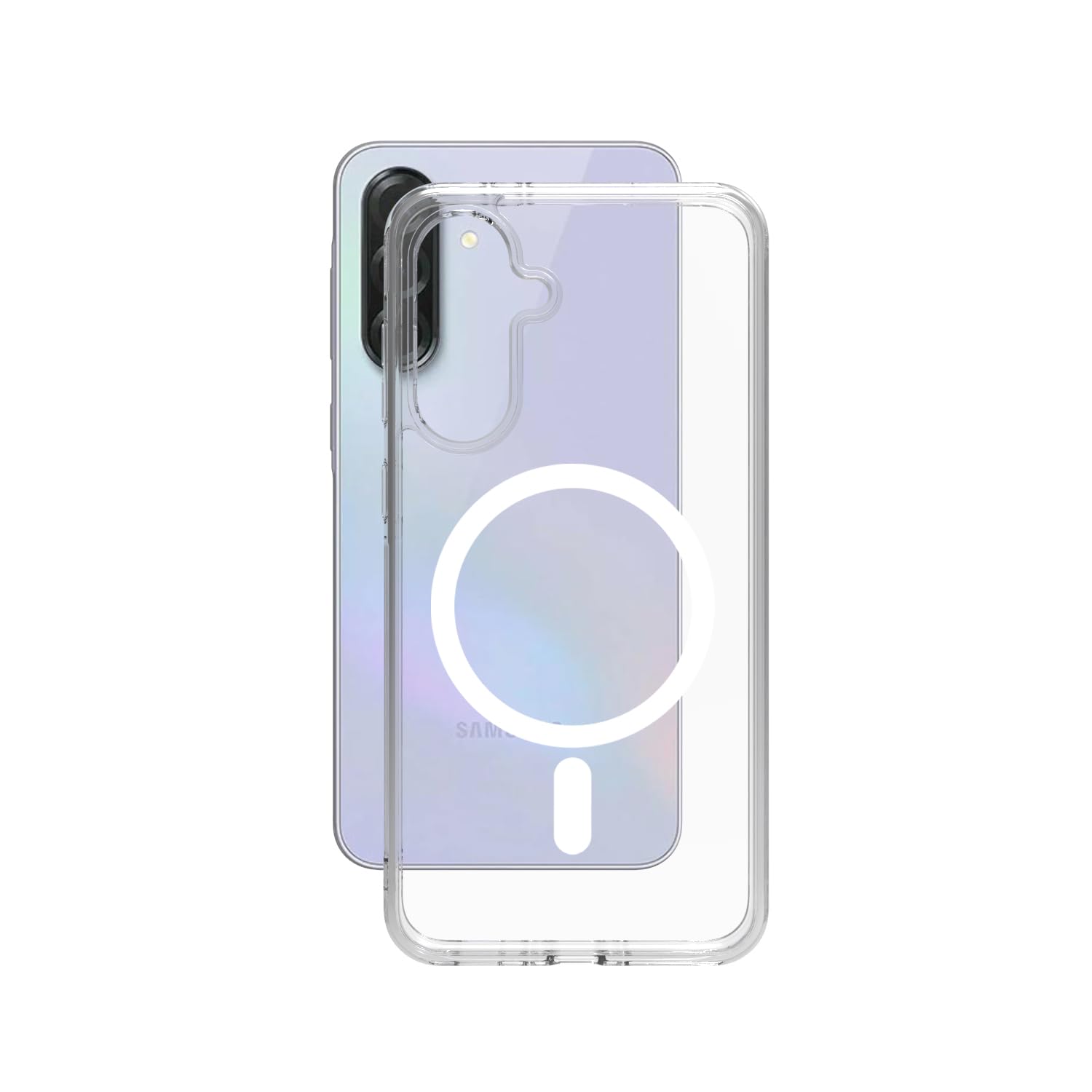 Samsung Galaxy A36 Back Cover Case | Clear Hybrid - Clear Magnetic