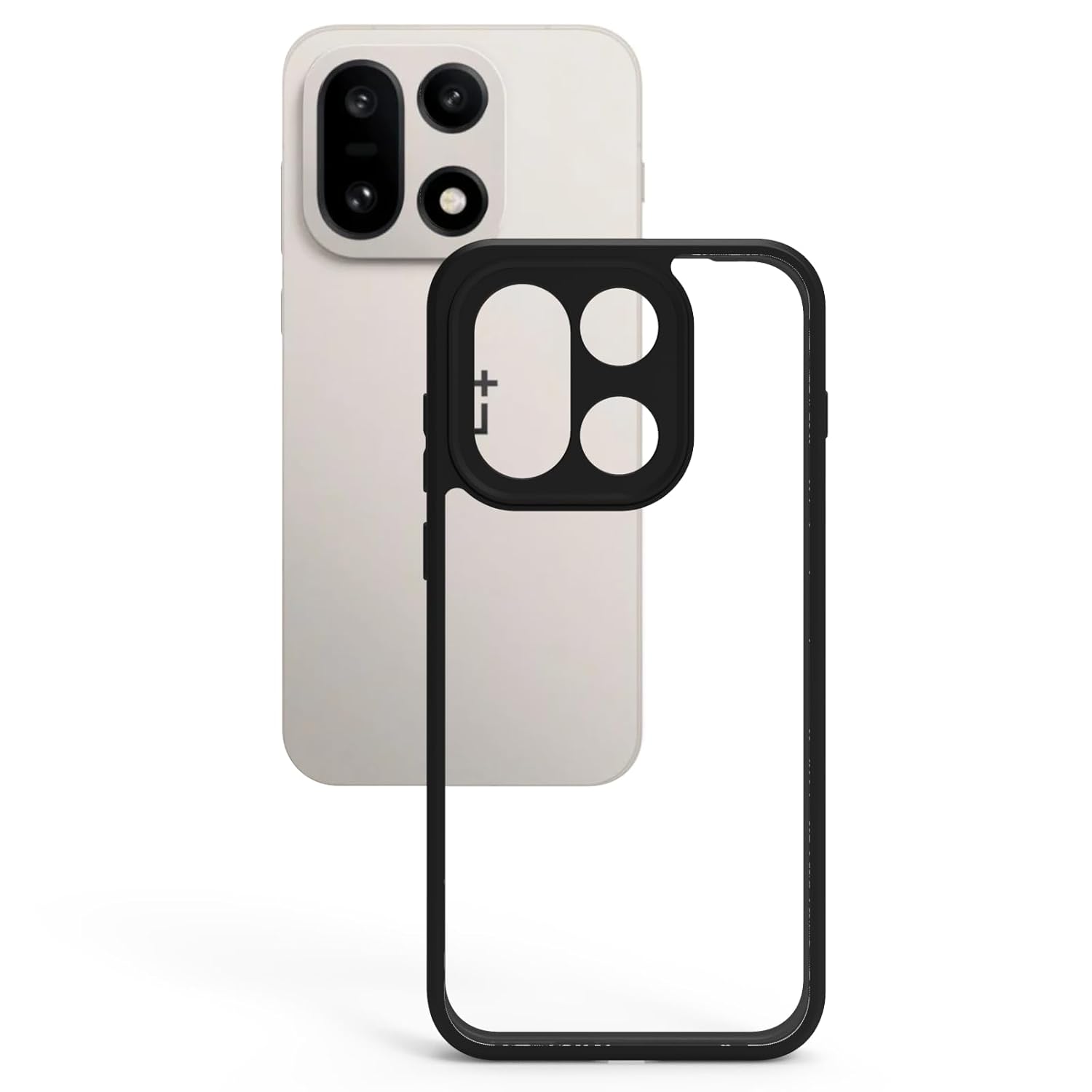 OnePlus 15 5G Back Cover Case |  Sleek Hybrid - Clear Black