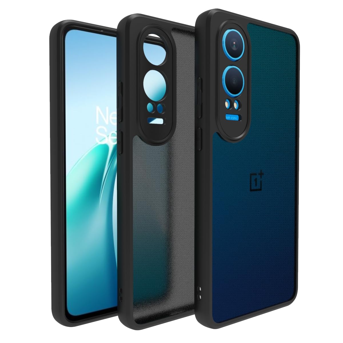 OnePlus Nord CE 4 Lite 5G Back Cover Case | Sleek Hybrid - Matte Black