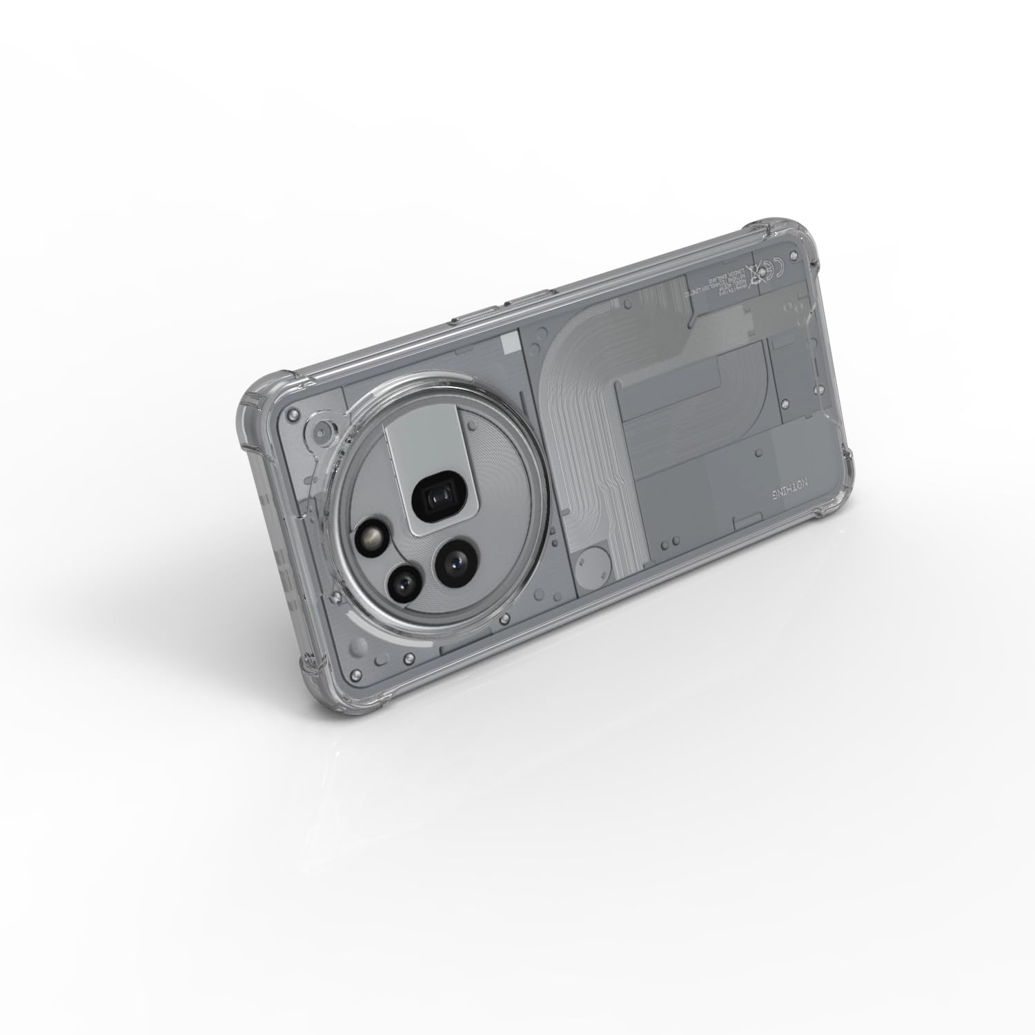 Nothing Phone 3a Pro Back Cover Case | Clear Hybrid - Clear Transparent