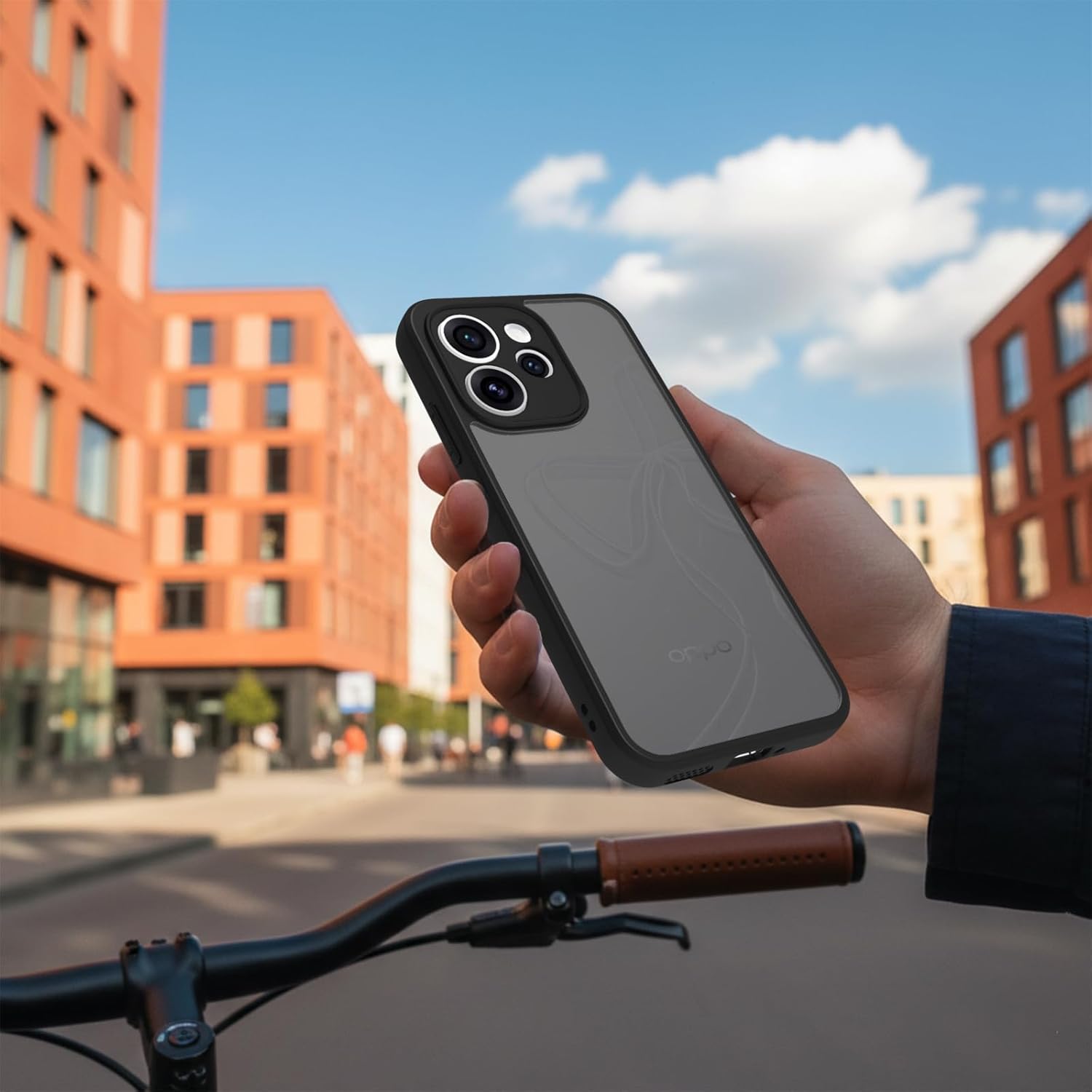 Oppo Reno 15 Pro Mini 5G Back Cover Case | Sleek Hybrid - Matte Black