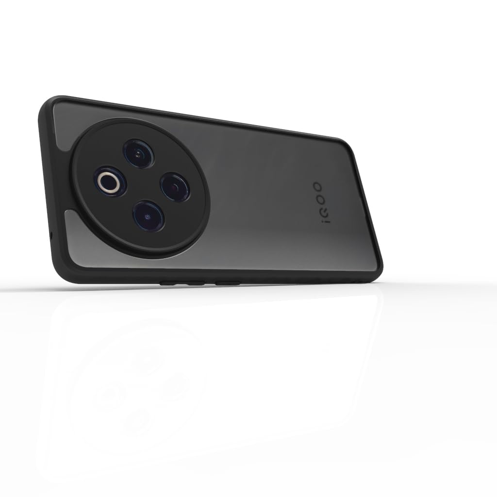iQOO Z10 5G / Vivo T4 5G Back Cover Case | Sleek Hybrid - Matte Black