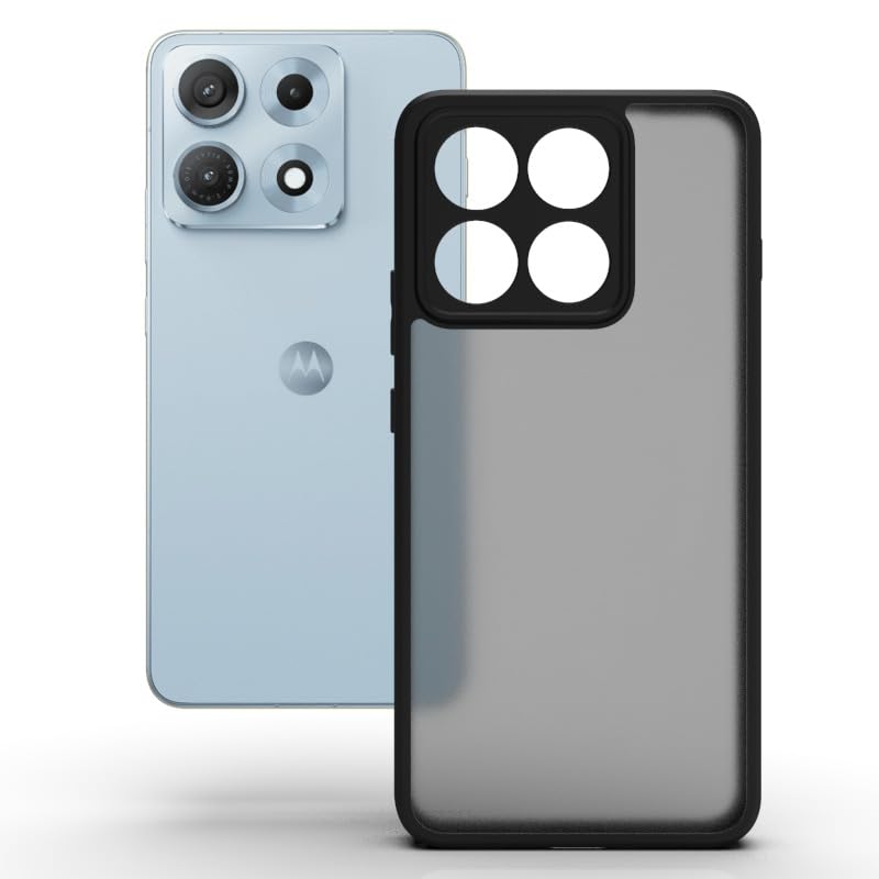 Motorola Edge 70 Max Back Cover Case | Sleek Hybrid - Matte Black