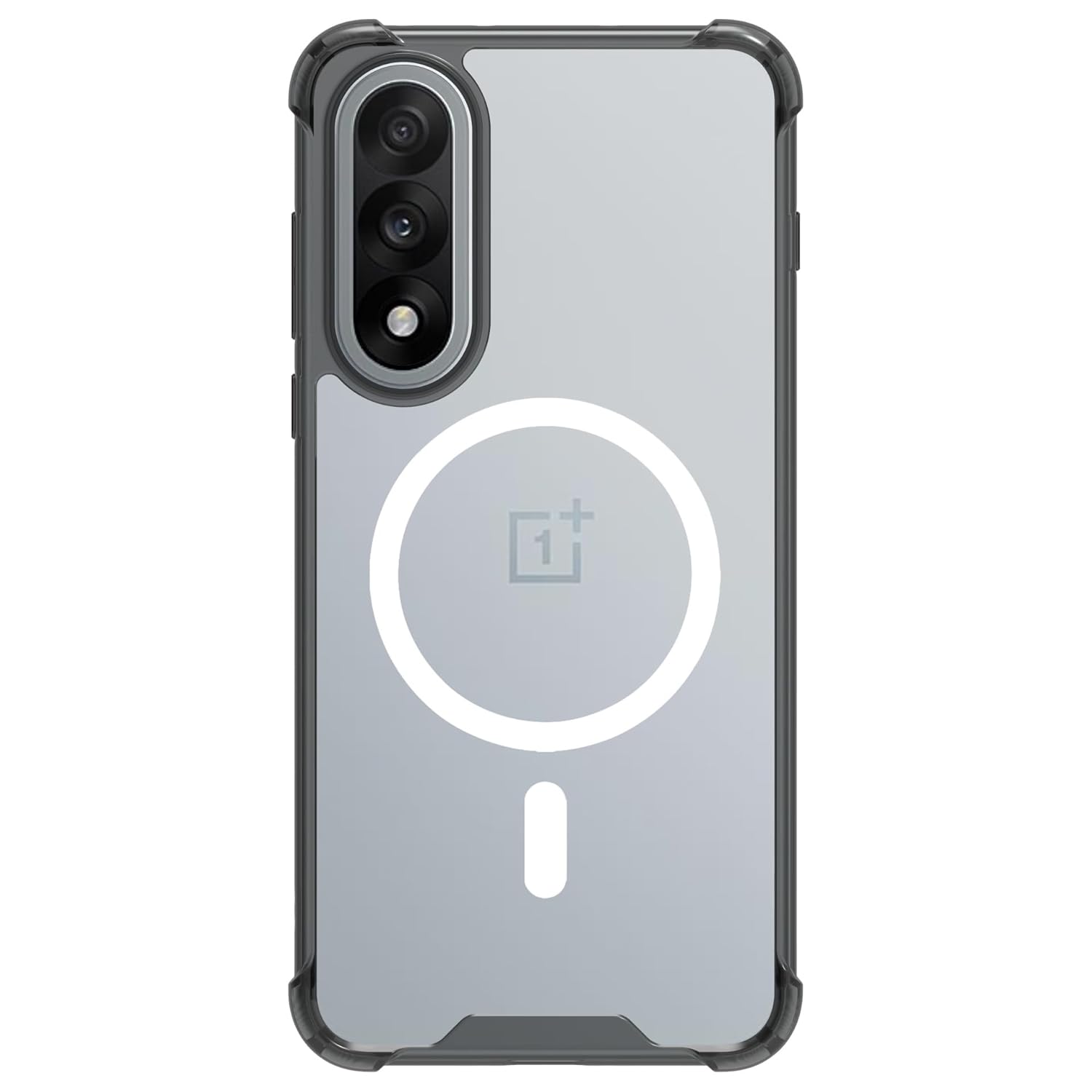 OnePlus Nord 5 5G Back Cover Case | Clear Hybrid - Clear Smoke Magnetic