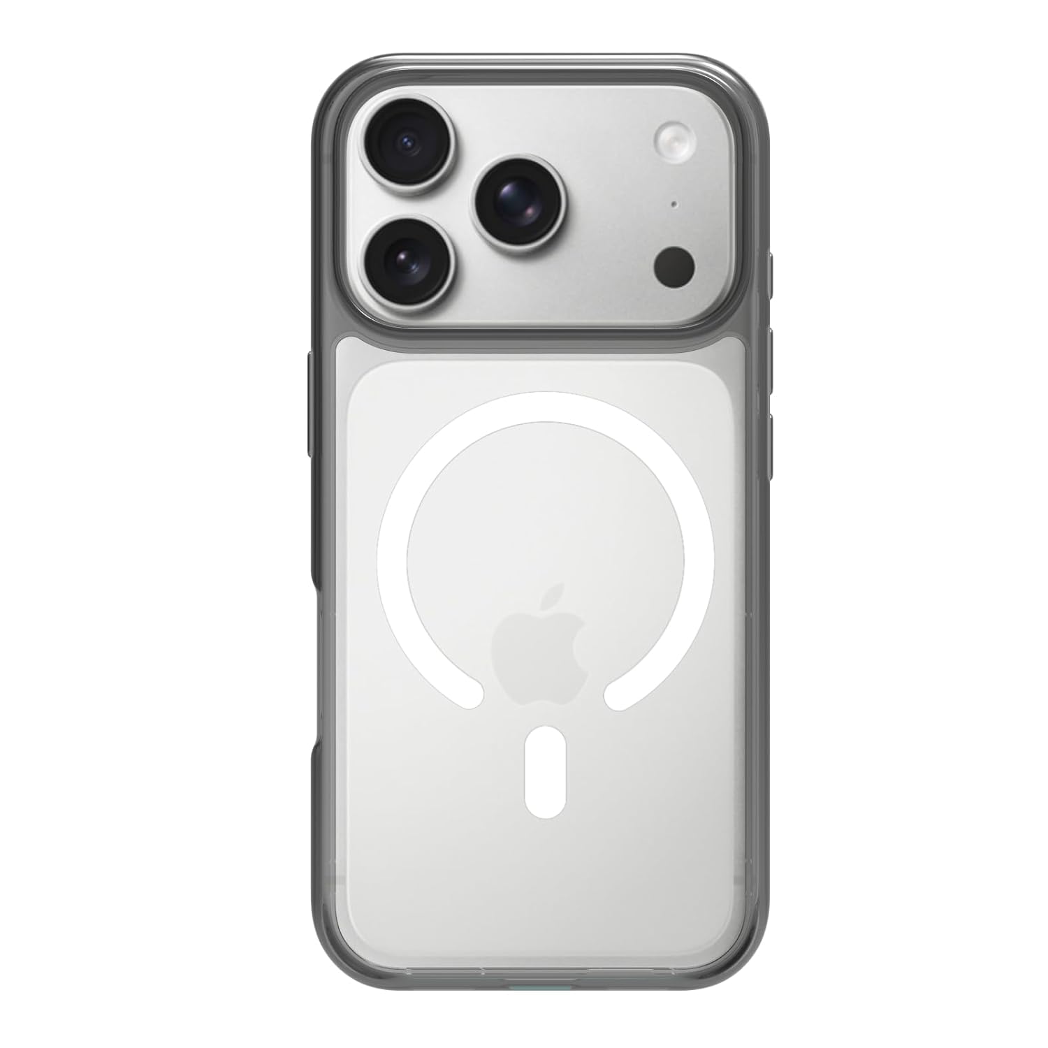 iPhone 17 Pro Back Cover Case | Clear Hybrid - Clear Smoke Magnetic