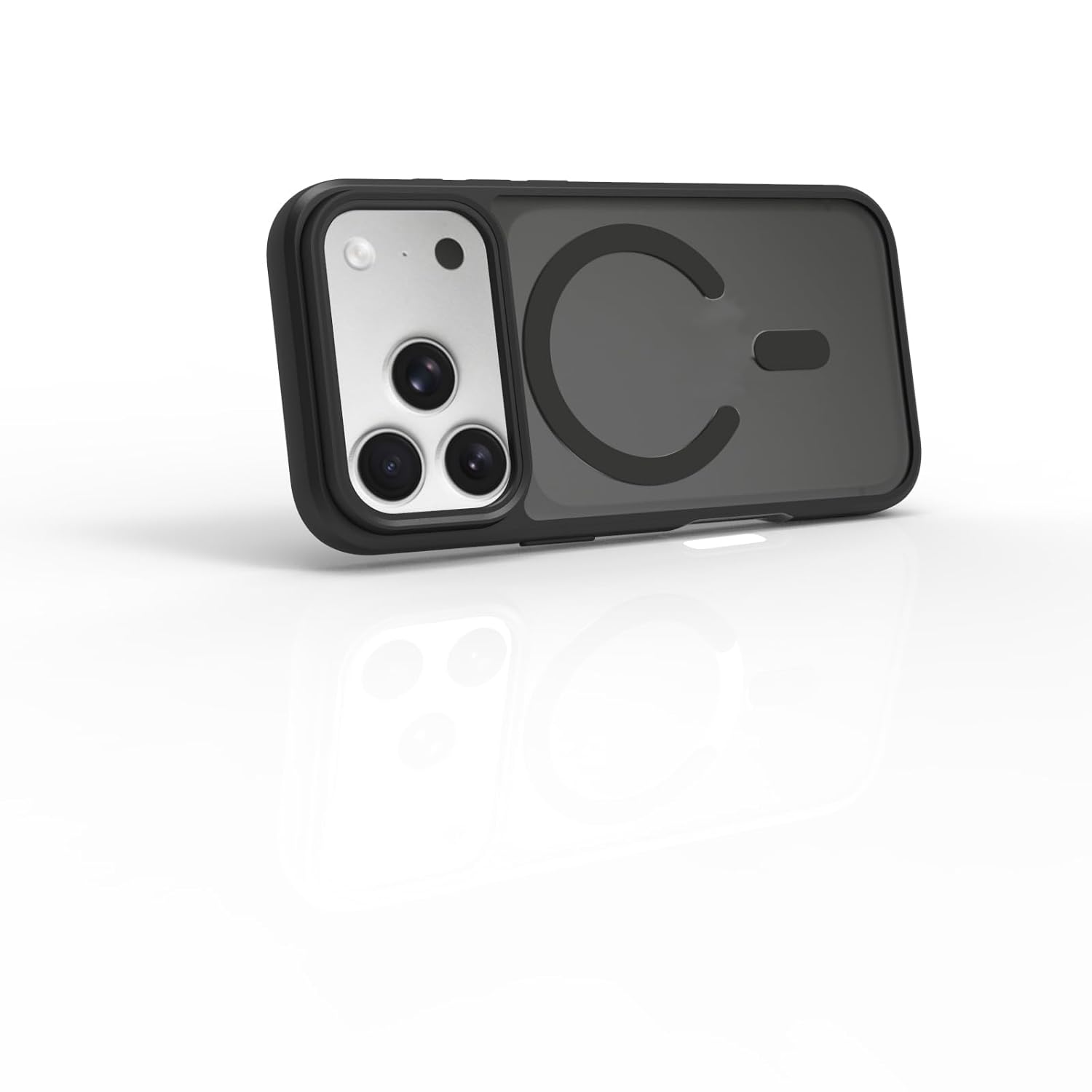iPhone 17 Pro Back Cover Case | Sleek Hybrid - Matte Black Magnetic