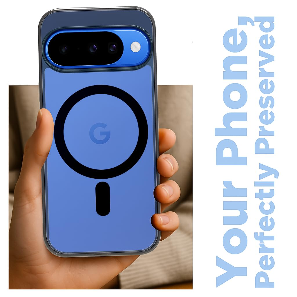 Google Pixel 10 / Pixel 10 Pro Back Cover Case | Clear Hybrid - Clear Smoke Magnetic