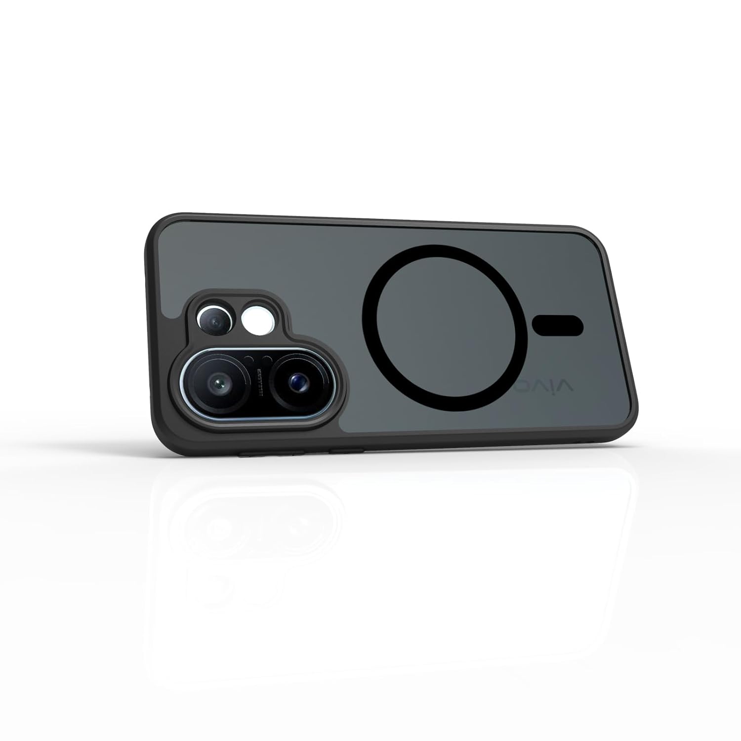 Vivo X200 FE 5G Back Cover Case | Sleek Hybrid - Smoke Black