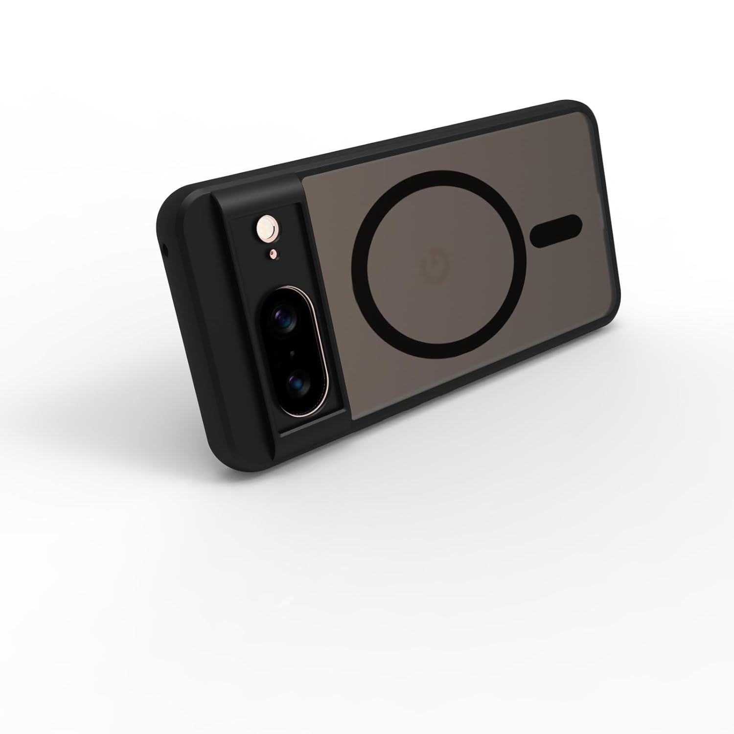 Google Pixel 8 Back Cover Case | Sleek Hybrid - Matte Black Magnetic