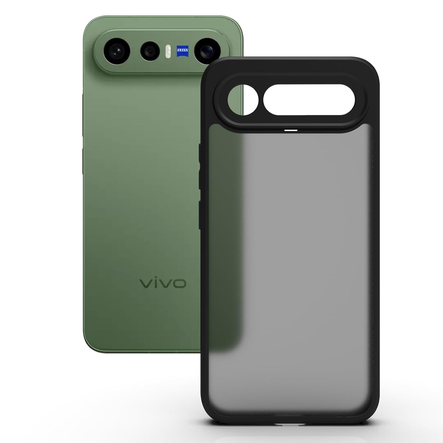 Vivo X300 FE Back Cover Case | Sleek Hybrid - Matte Black