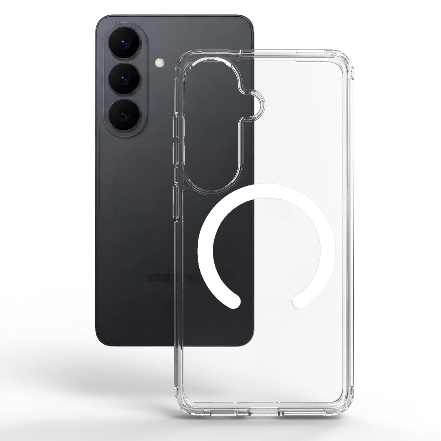 Samsung Galaxy S26 Back Cover Case | Clear Hybrid - Clear Magnetic