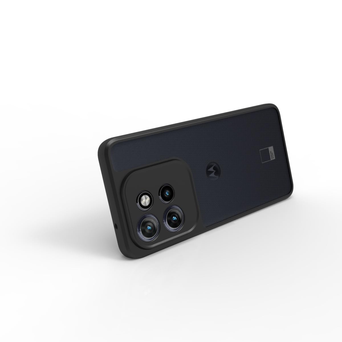 Moto Edge 50 Neo 5G Back Cover Case | Sleek Hybrid - Smoke Black