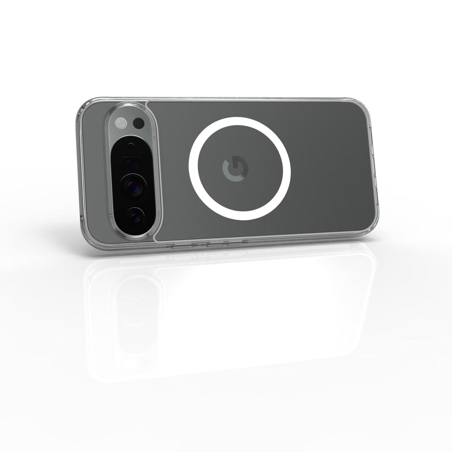 Google Pixel 10 Pro XL Back Cover Case | Clear Hybrid - Clear Magnetic
