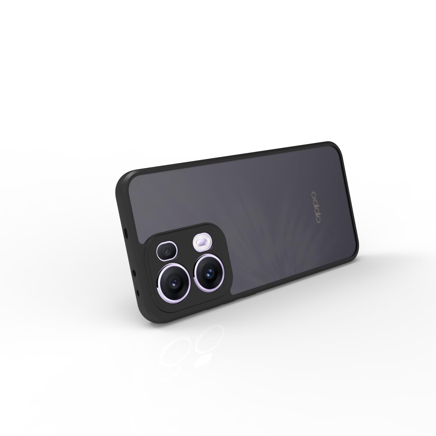 Oppo Reno 13 Pro 5G Back Cover Case | Sleek Hybrid - Matte Black