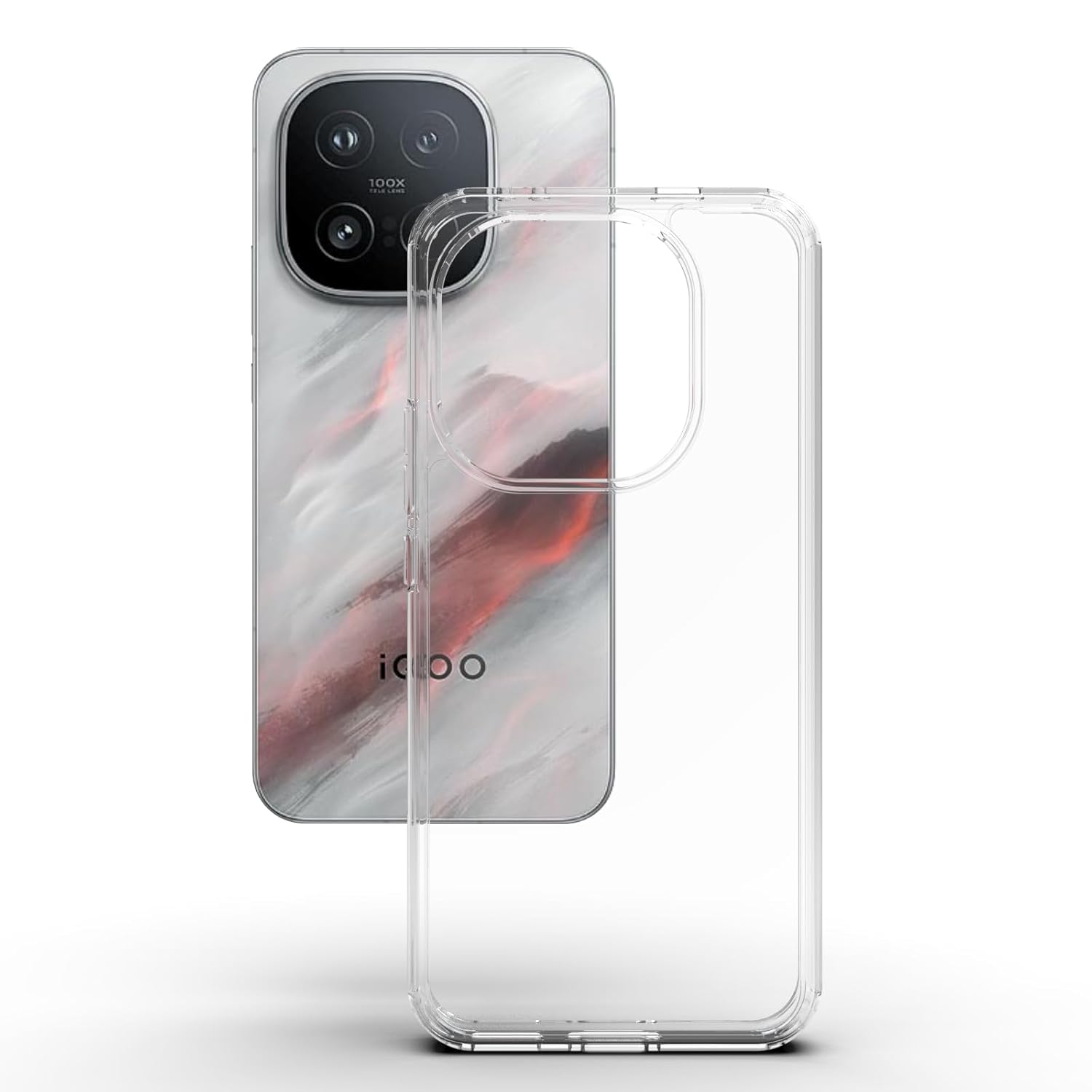 iQOO 15 5G Back Cover Case | Clear Hybrid - Clear