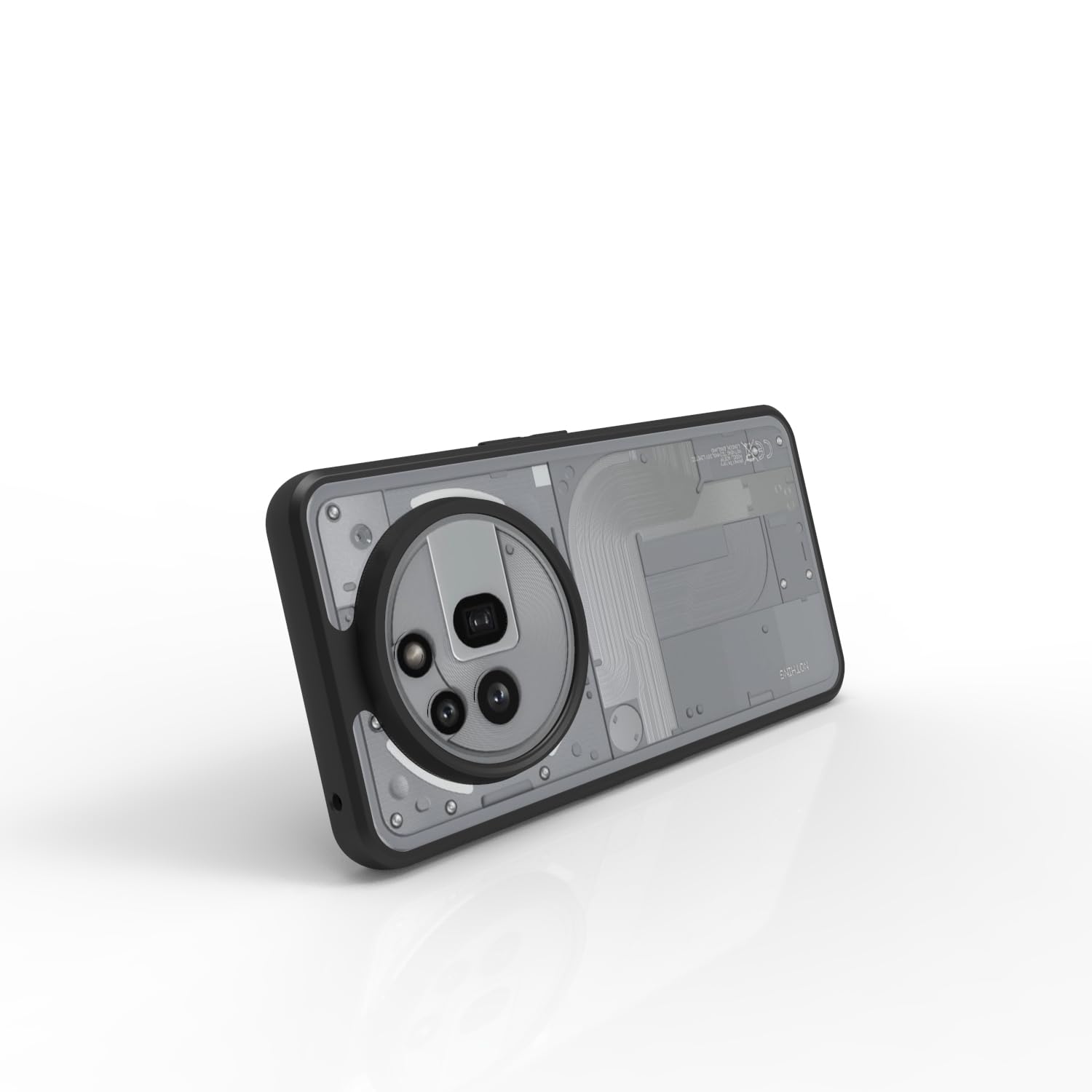 Nothing Phone 3a Pro Back Cover Case | Sleek Hybrid - Clear Black