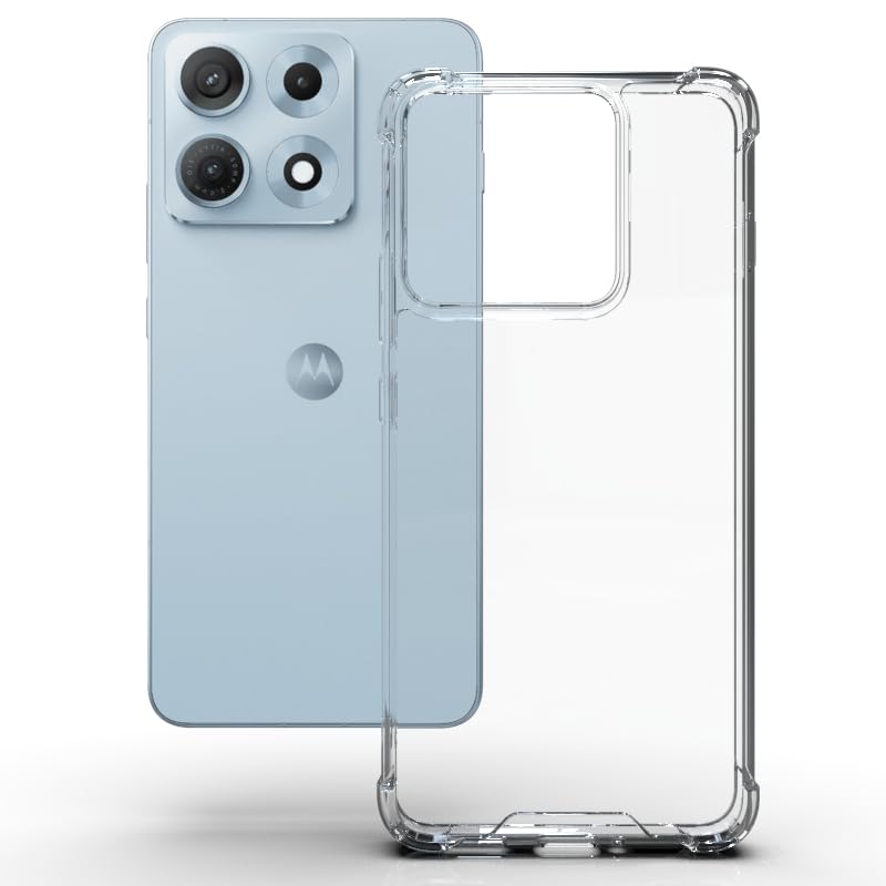 Motorola Edge 70 Max Back Cover Case | Clear Hybrid - Clear
